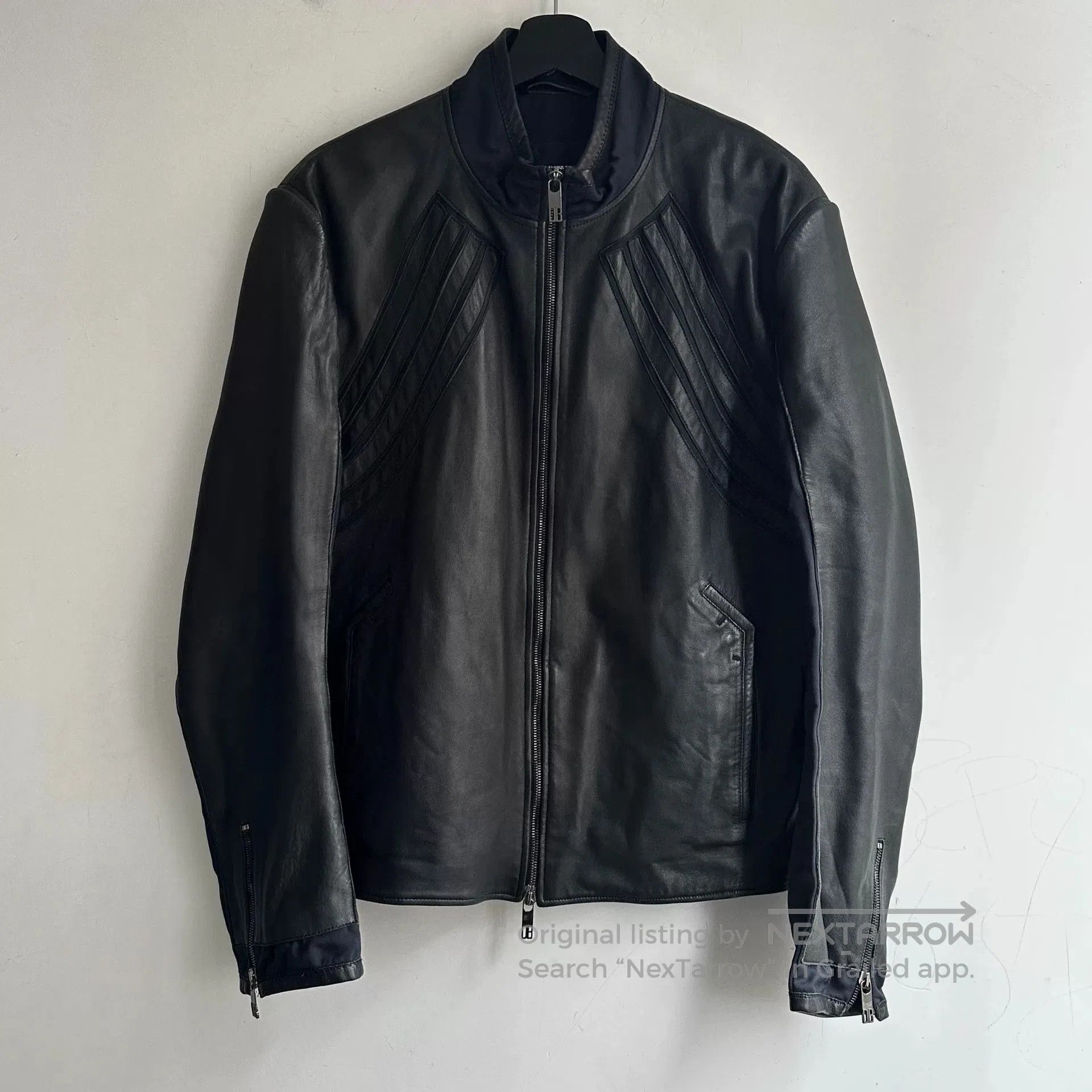 Dirk Bikkembergs Dirk bikkembergs wired leather jacket | Grailed