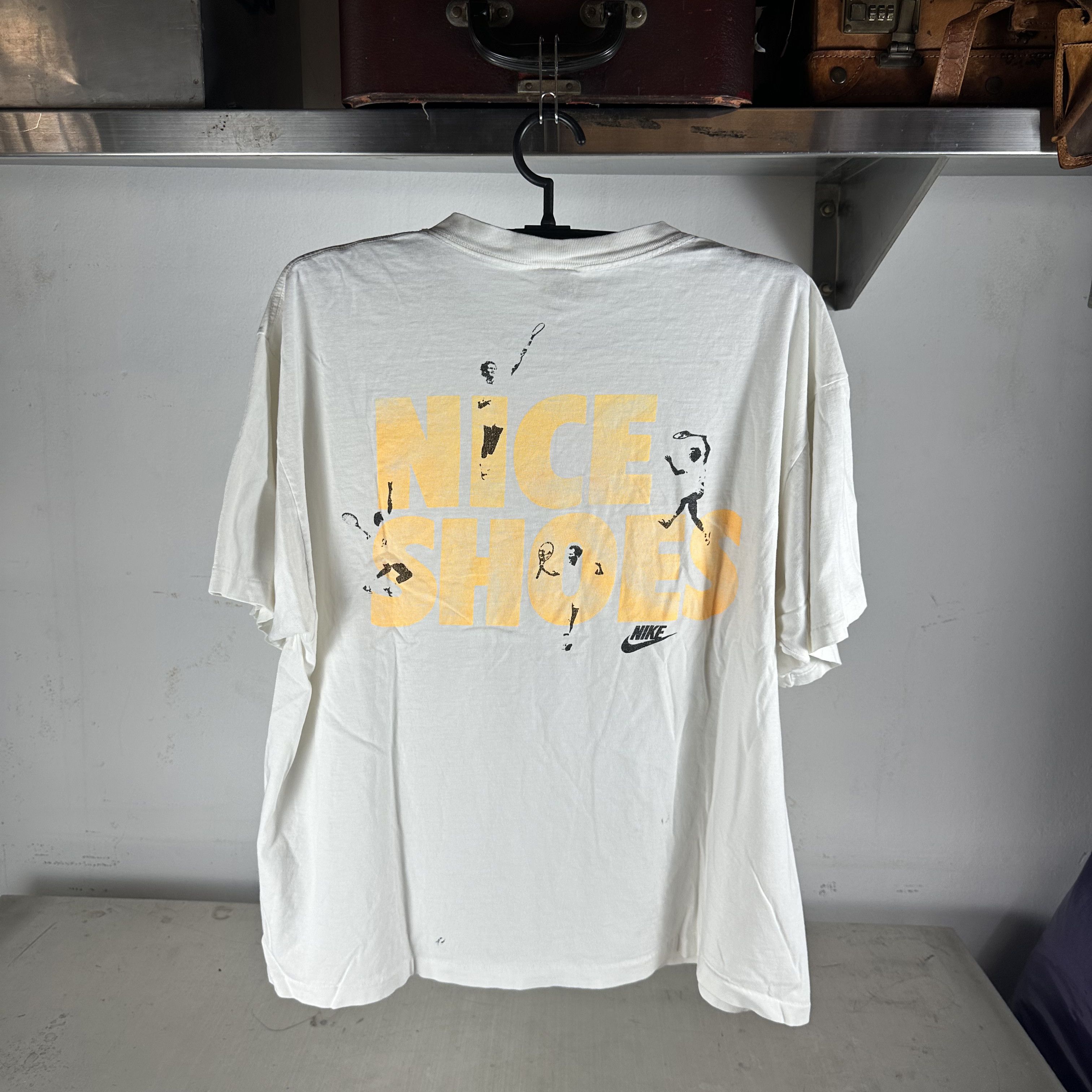 Vintage Nike 90s Nice Shoes I've Never Seen Anything Like It Tee Size US XXL / EU 58 / 5 - 3 Thumbnail