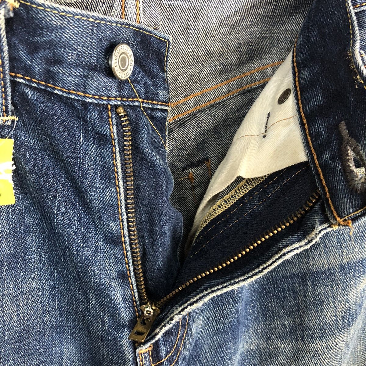 Levi's DL Levis 503 Blue Distressed Denim Pants #C179 Size US 29 - 10 Thumbnail