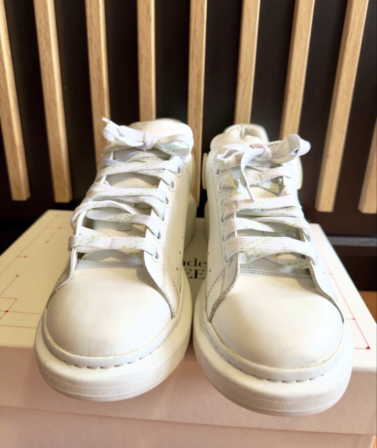 Alexander McQueen Alexander McQueen Oversized sneakers ( transparent mint) Size US 10.5 / EU 43-44 - 4 Thumbnail