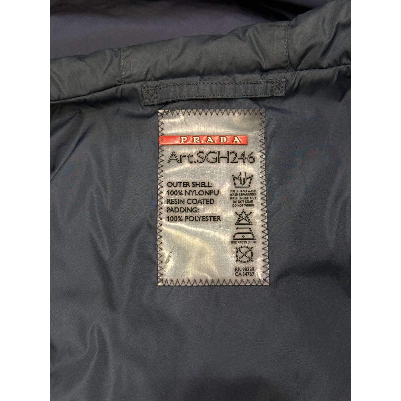 Prada 2011 Prada 2-in-1 double nylon jacket Size US L / EU 52-54 / 3 - 11 Thumbnail