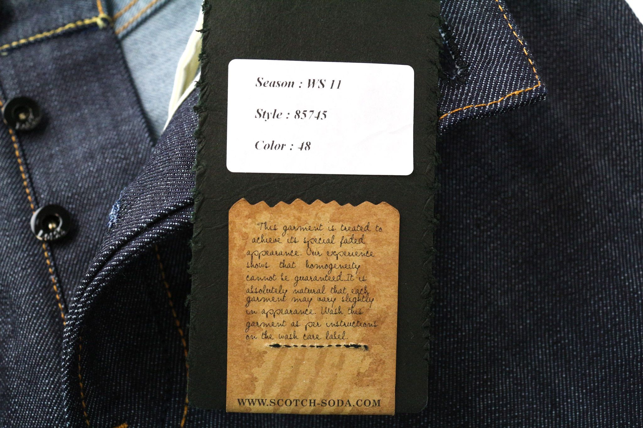 Maison Scotch W27 Dark Blue Slim Carrot Buttoned Jeans 74589 Size 27" / US 4 / IT 40 - 5 Thumbnail