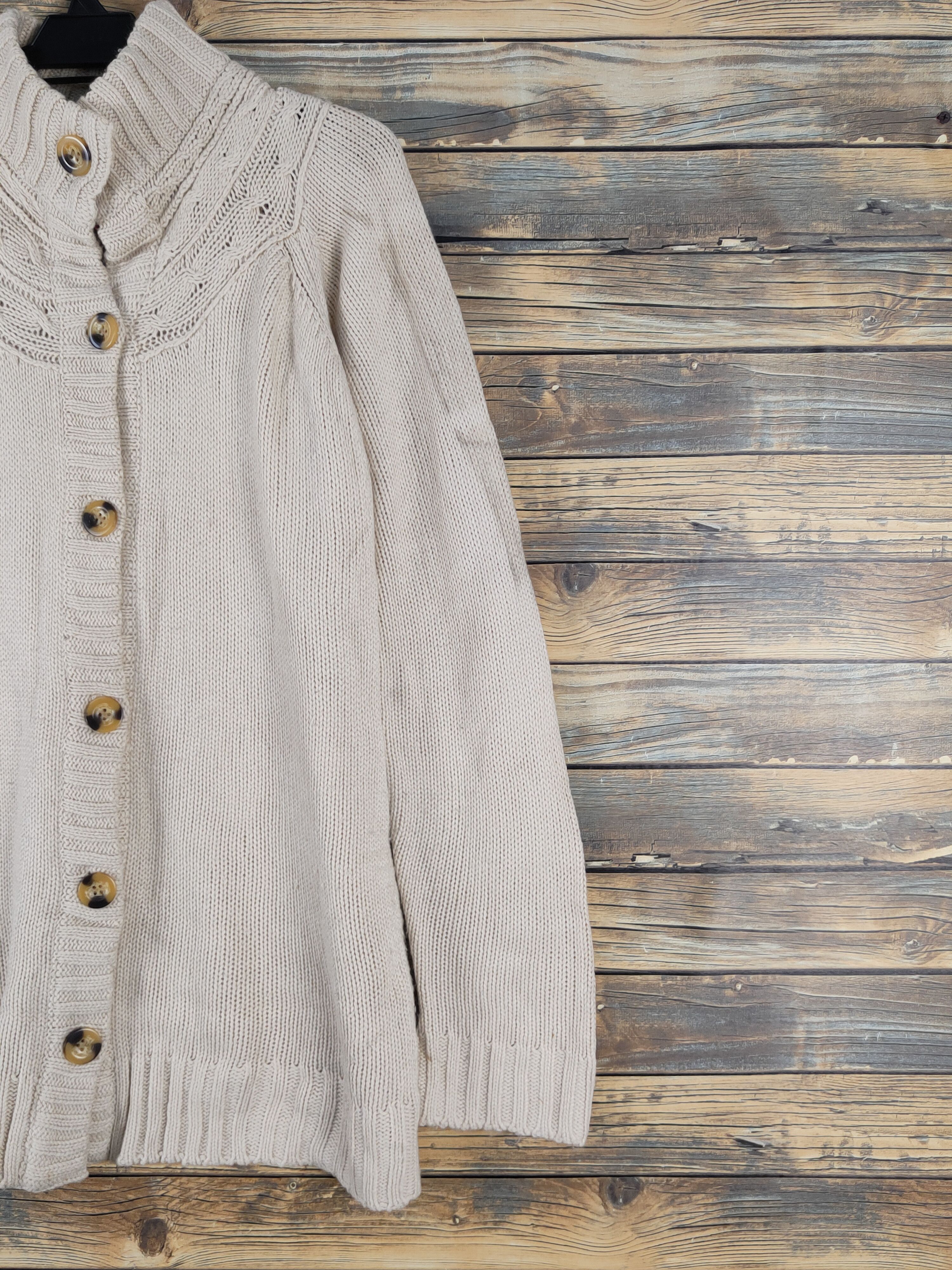Homespun Knitwear × Japanese Brand Amical Ivory Knitwear Cardigan #W1557 Size M / US 6-8 / IT 42-44 - 5 Thumbnail