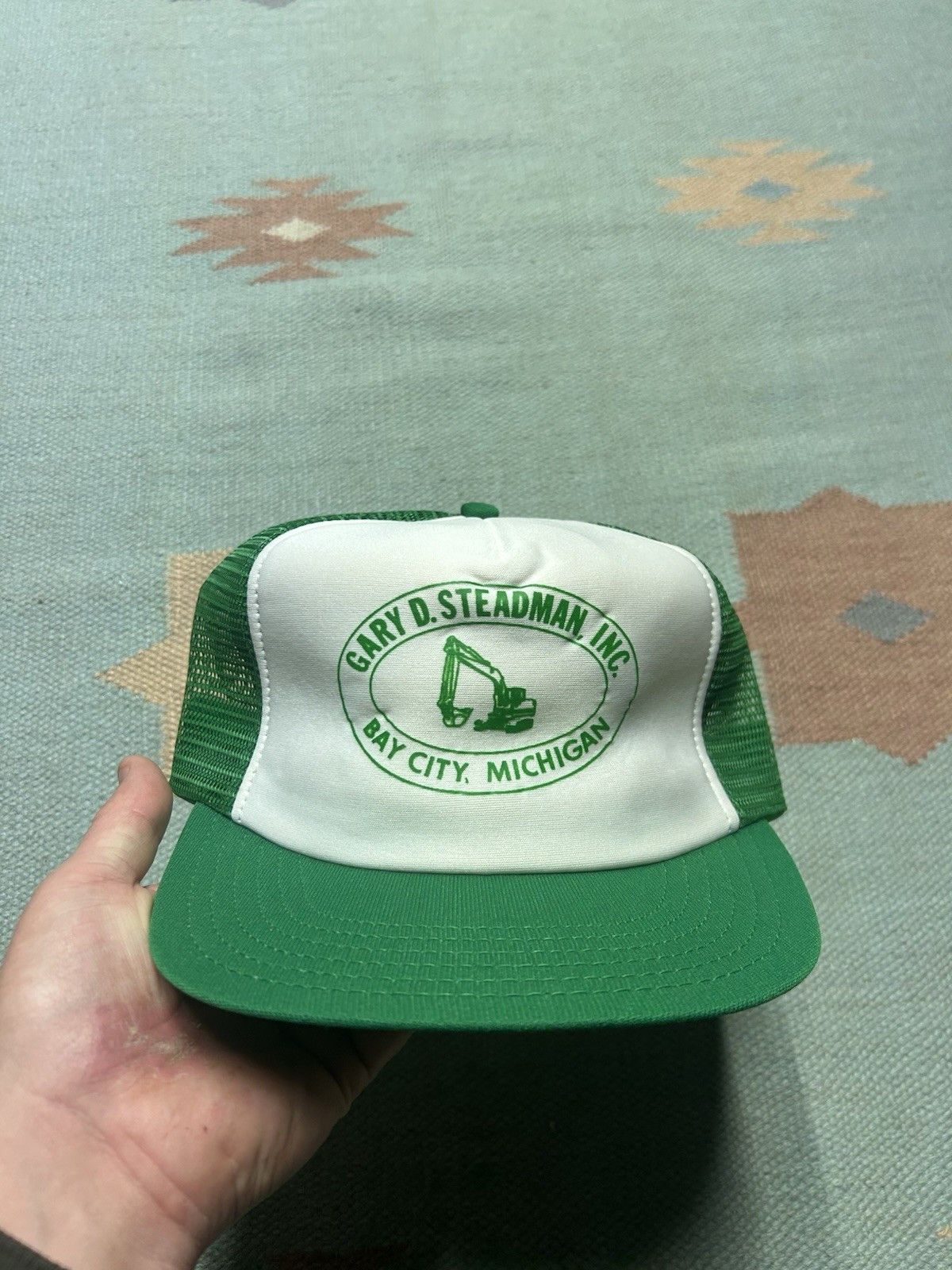 Vintage Vintage trucker hat Gary steadman inc bay city Michigan Size ONE SIZE - 2 Thumbnail
