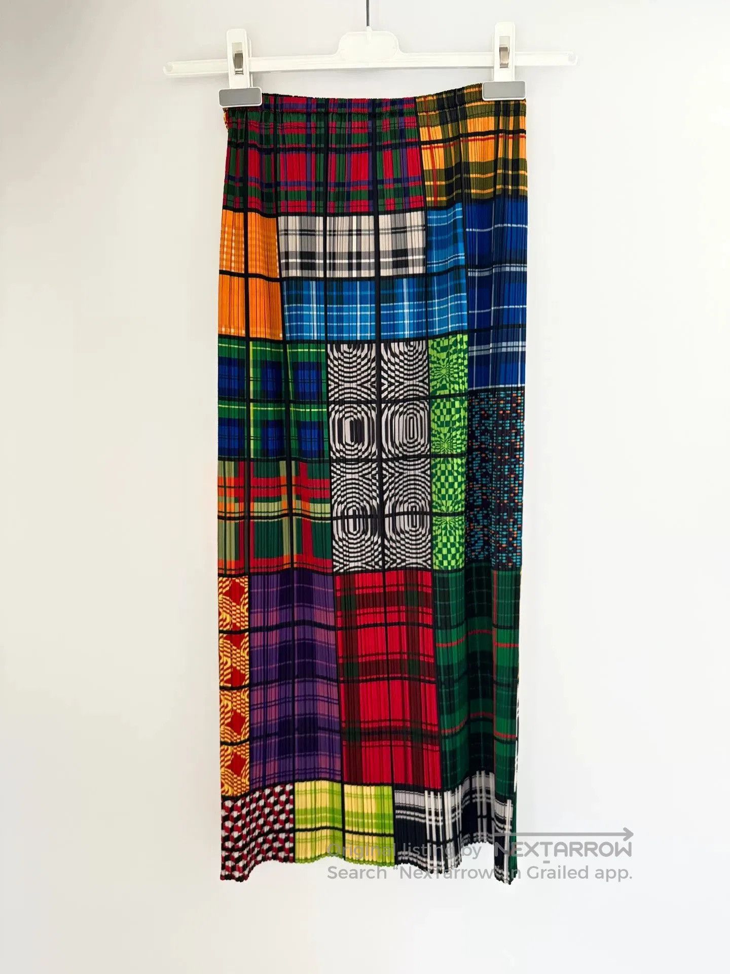 Pleats Please Issey Miyake Issey Miyake Mosaic Pleated Skirt. Size 23" - 4 Thumbnail