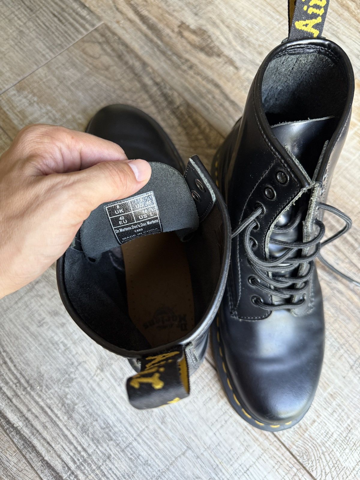 Dr. Martens Dr Martens Black Boot Size US 9 / EU 42 - 2 Thumbnail