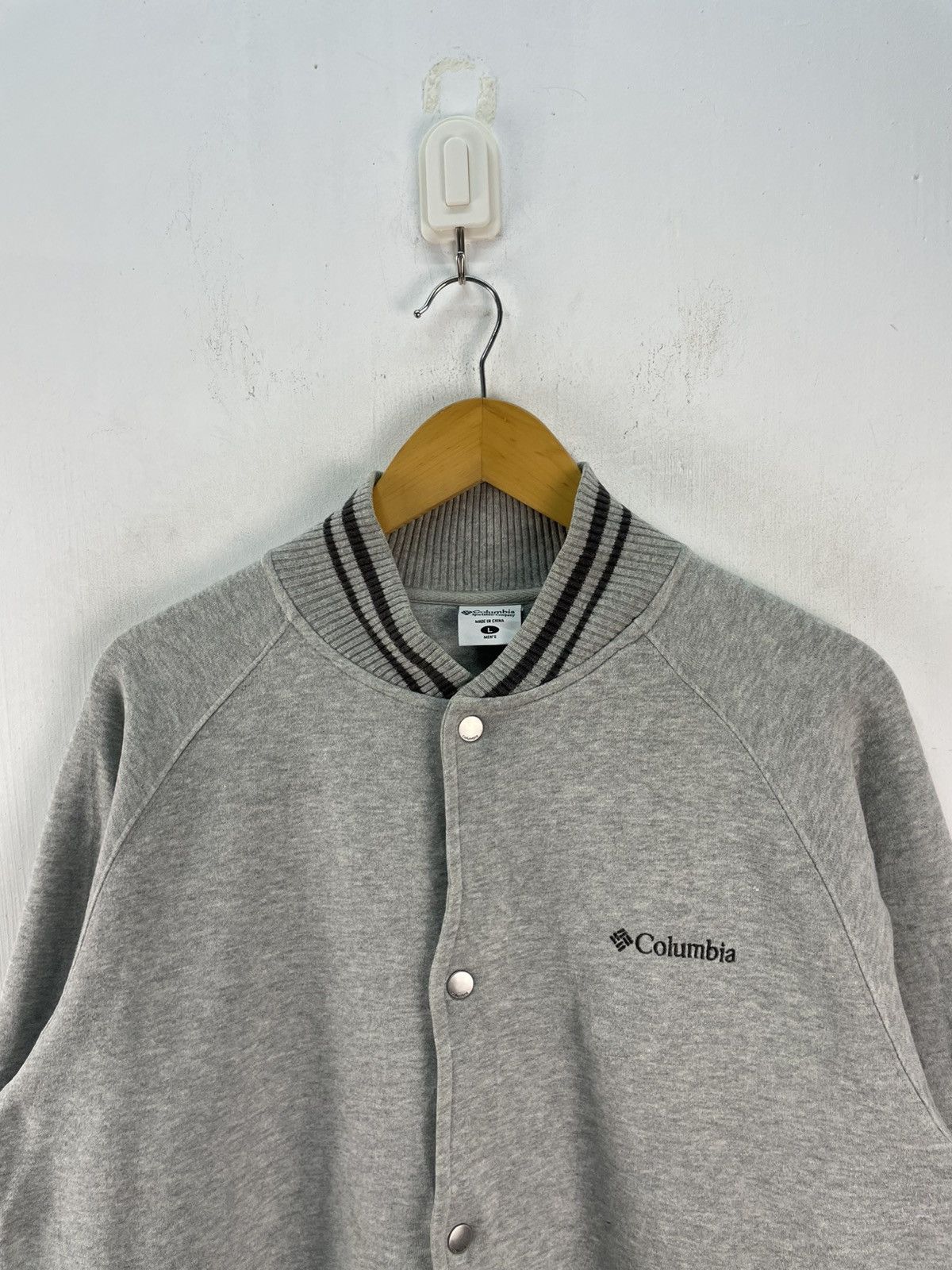 Columbia × Vintage Vintage Columbia Baseball Jacket Varsity Outdoor Size US L / EU 52-54 / 3 - 3 Thumbnail