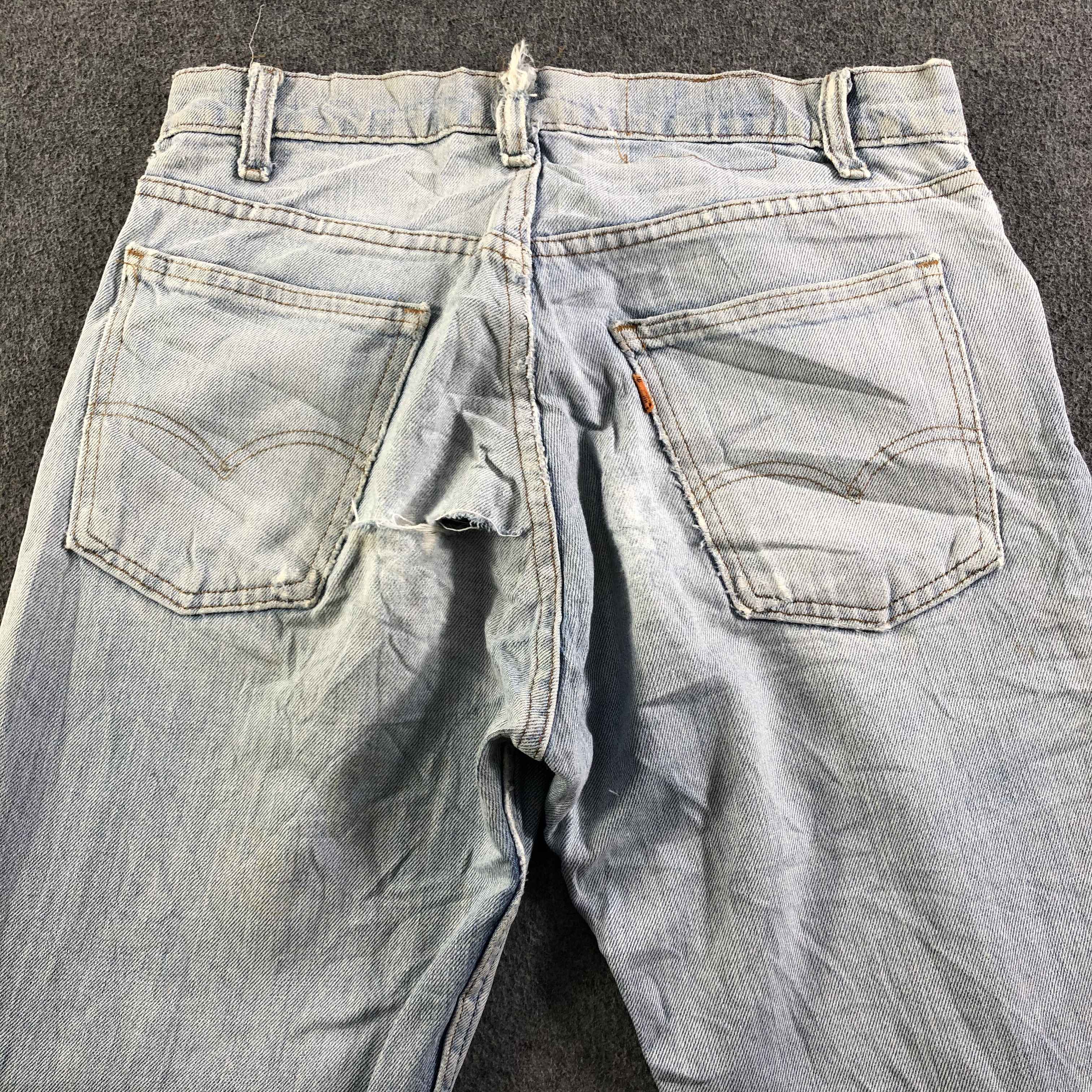 Levi's 80s Vintage Light Wash Levis Jeans-J3876 Size US 31 - 4 Thumbnail