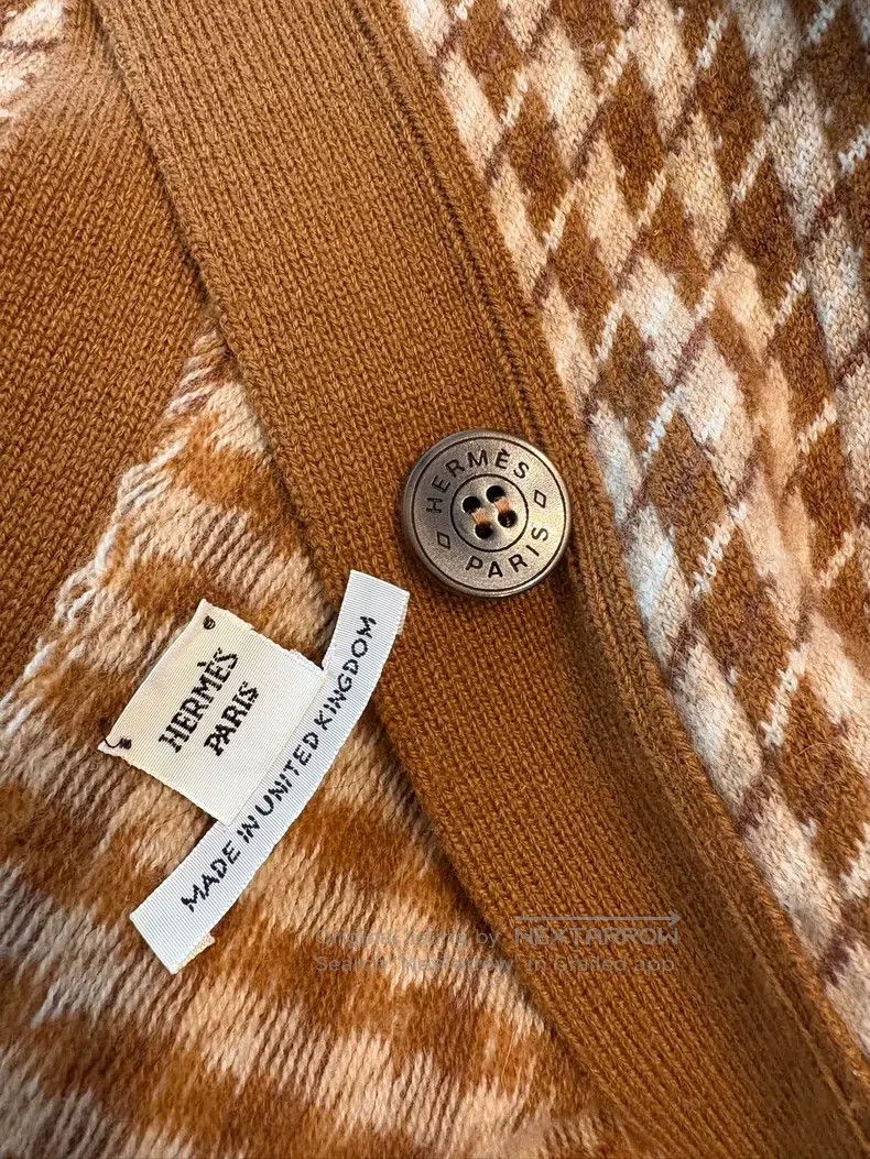 Hermes Hermes Knitted jacket Size XXS / US 00 / IT 34 - 3 Thumbnail