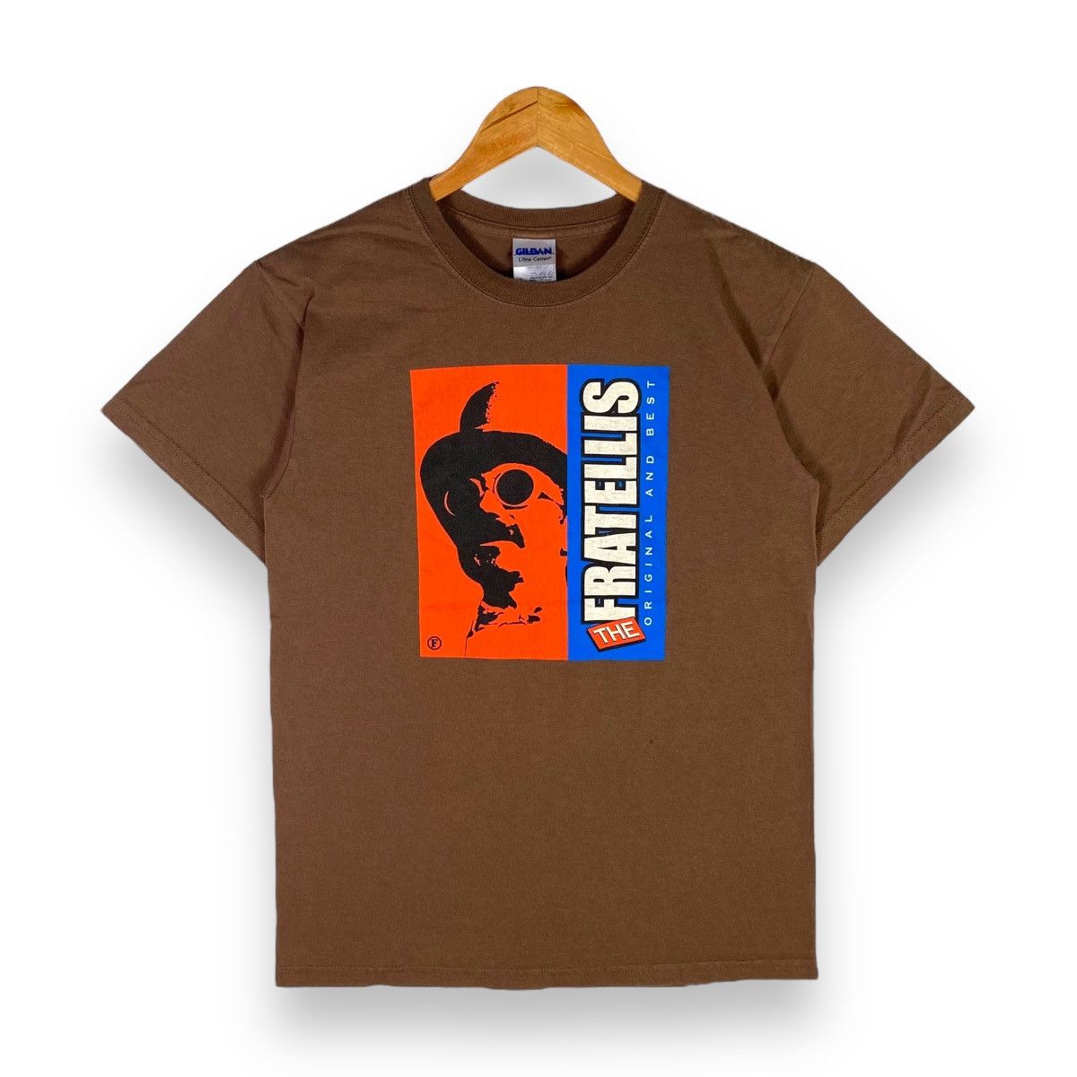 image of Band Tees x Vintage The Fratellis Band Tee in Brown, Men's (Size Small)