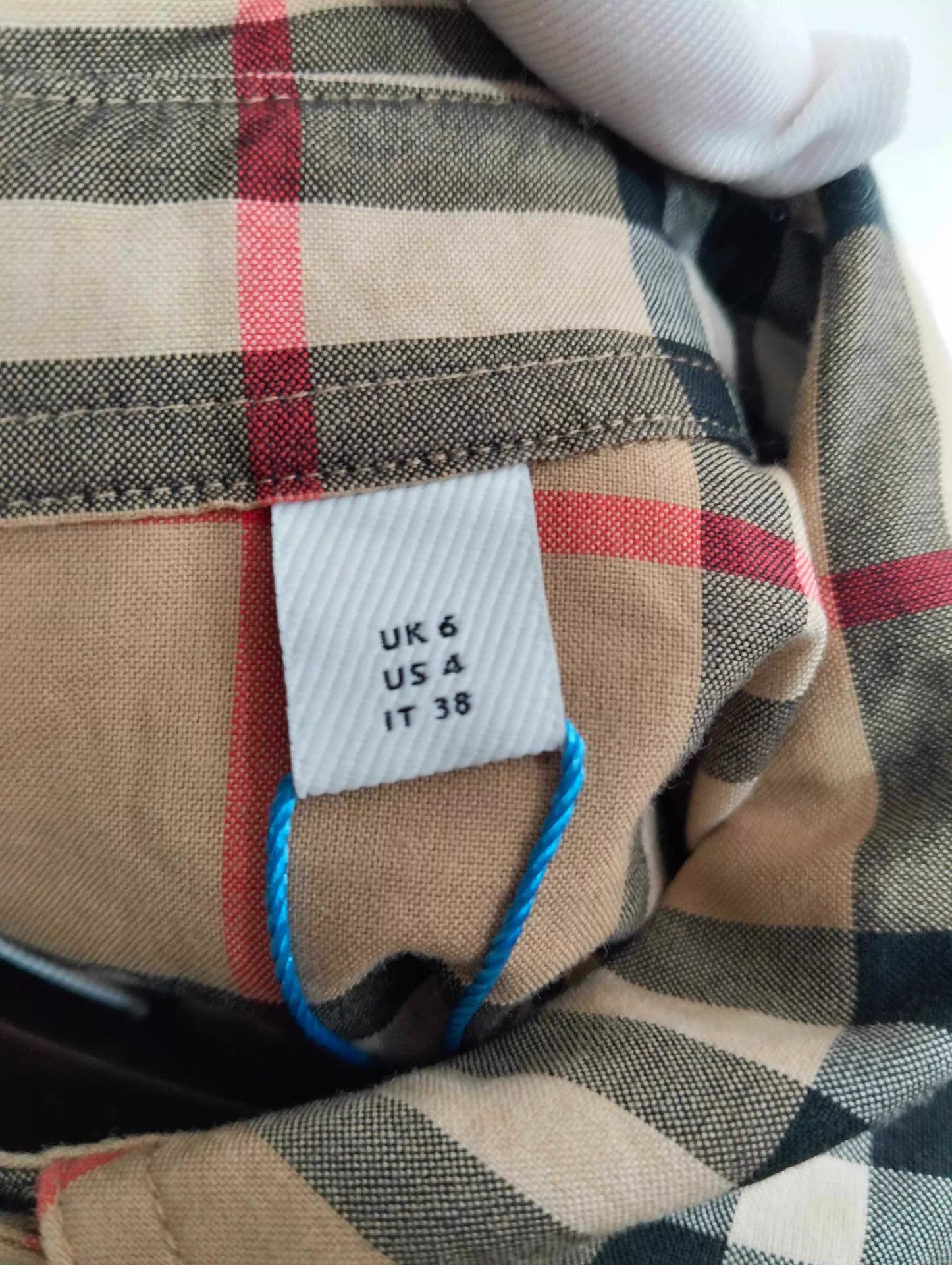 Burberry Burberry Women's Check Long Sleeve Shirt UK6 95 New Size XS / US 0-2 / IT 36-38 - 8 Thumbnail