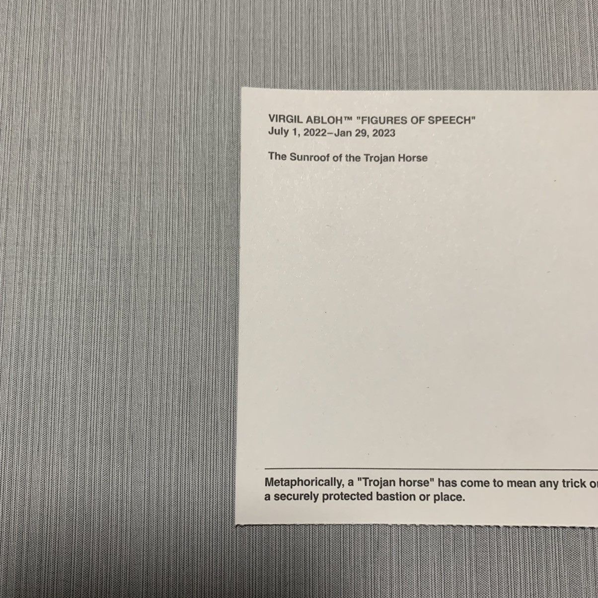 Virgil Abloh Virgil Abloh Postcard “Abloh” Size ONE SIZE - 7 Thumbnail
