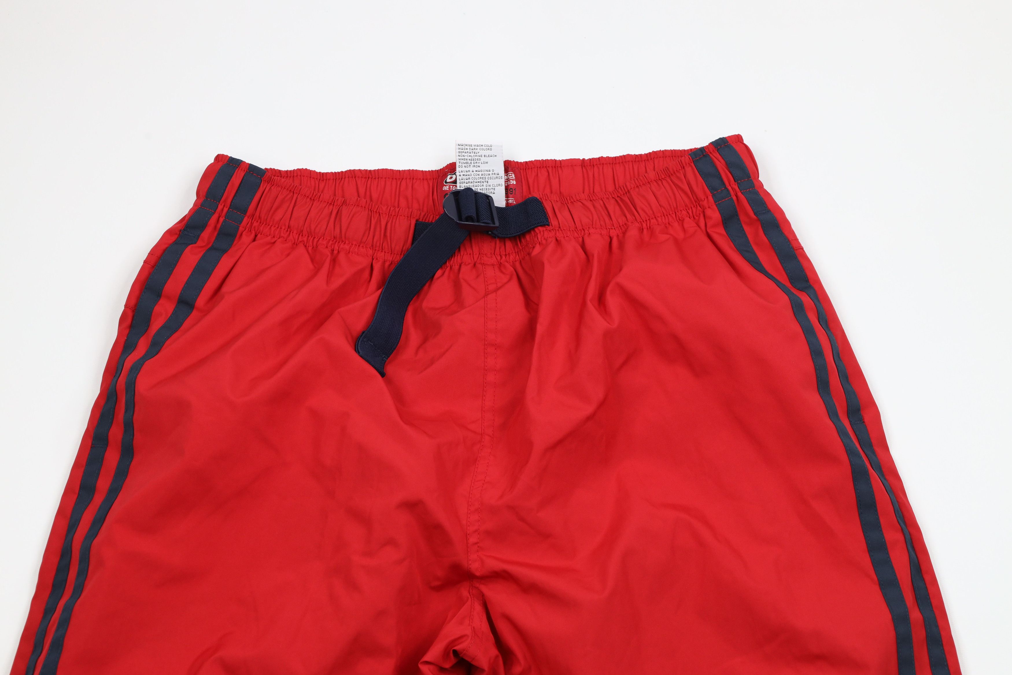 Vintage Vintage 90s Streetwear Belted Wide Leg Windbreaker Pants Size US 36 / EU 52 - 2 Thumbnail