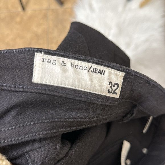 Rag & Bone RAG & BONE flexi nina skinny black jeans 32 EUC Size 31" - 13 Thumbnail