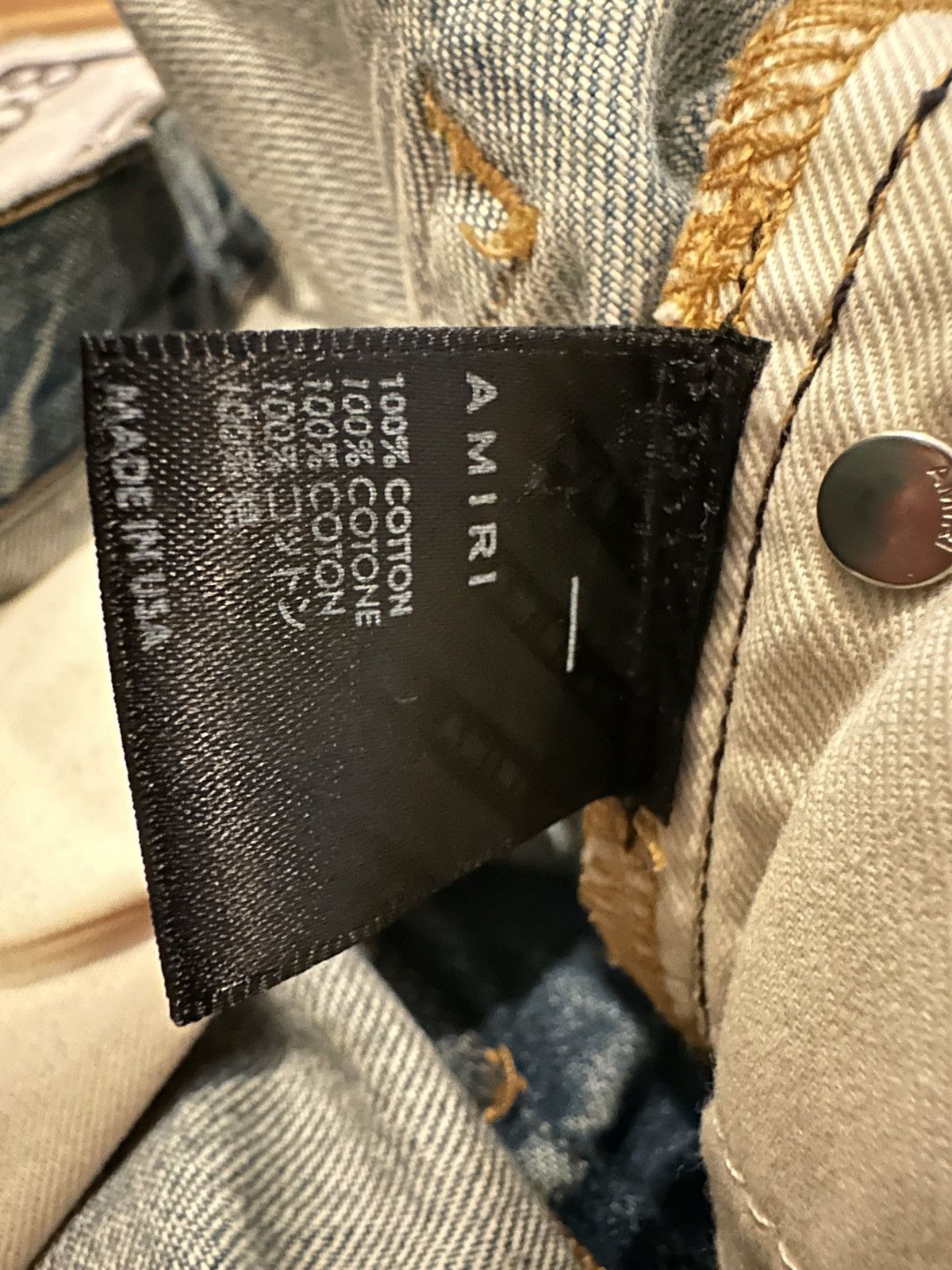 Amiri Amiri Bootleg Vintage Indigo Jeans Size US 30 / EU 46 - 12 Thumbnail
