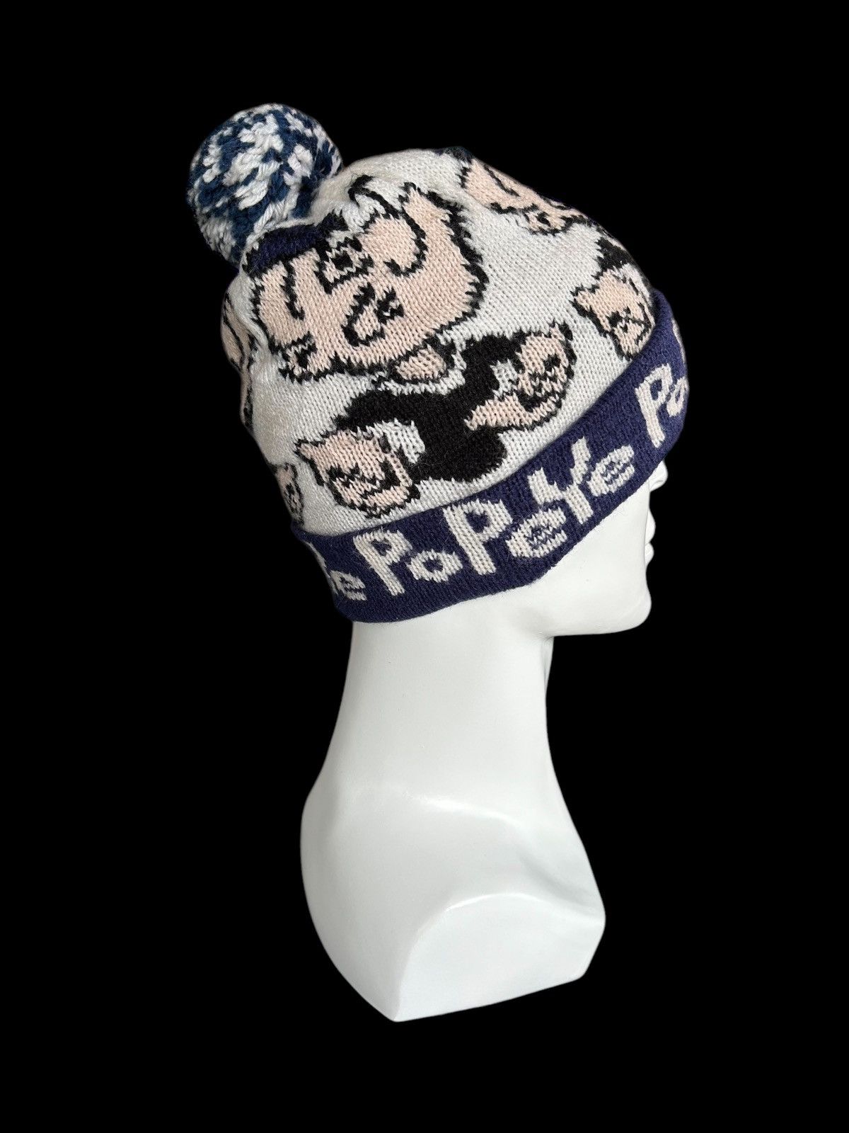 Japanese Brand × Kapital × Vintage Vintage Popeye Rare Design Beanie Hats 💀☠️ Size ONE SIZE - 1 Thumbnail