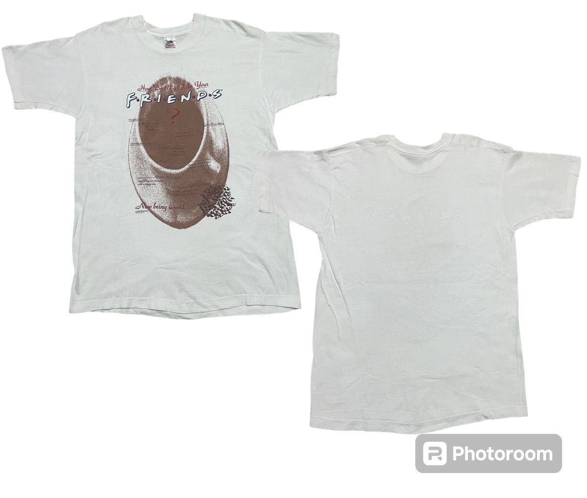 Vintage RARE FRIENDS SERIES 1995 WARNER BROS VINTAGE TEES Size US L / EU 52-54 / 3 - 1 Thumbnail
