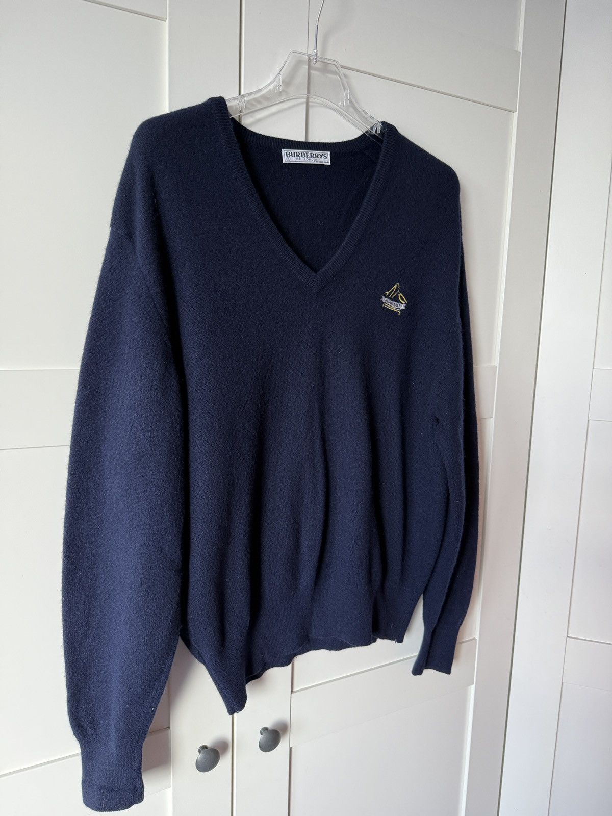 Burberry Burberrys vintage sweater wool size.L Size US L / EU 52-54 / 3 - 2 Thumbnail