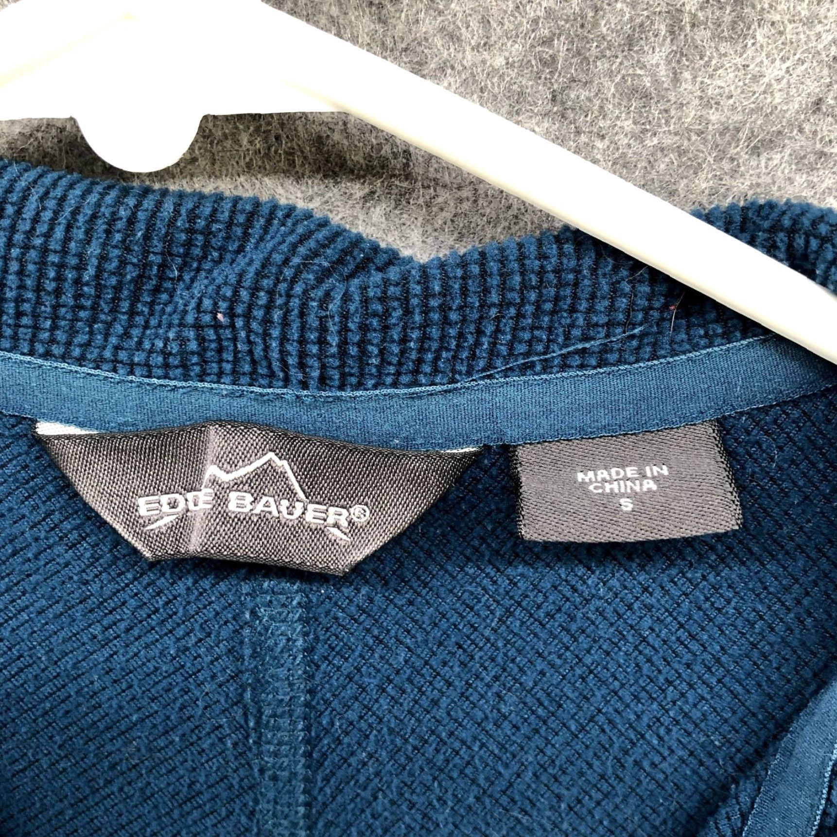 Eddie Bauer Eddie Bauer Mens S Blue 1/4 Zip Fleece Pullover Sweater Outdoor Shirt | Casual, Travel, Hiking, Winter Size US S / EU 44-46 / 1 - 6 Thumbnail