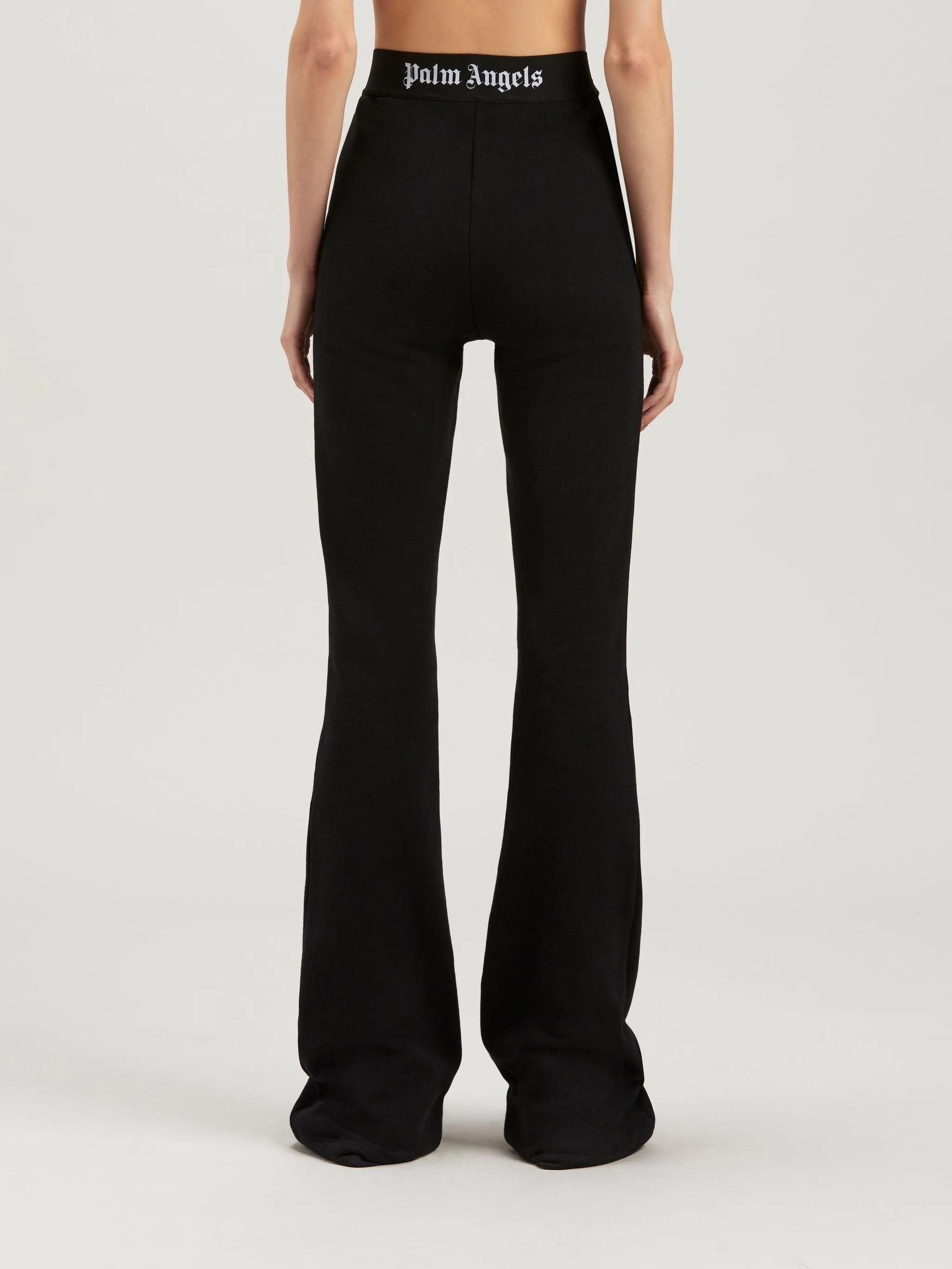 Palm Angels o1s22i1n0824 Waistband Flared Joggers in Black Size 32" / US 10 / IT 46 - 5 Thumbnail
