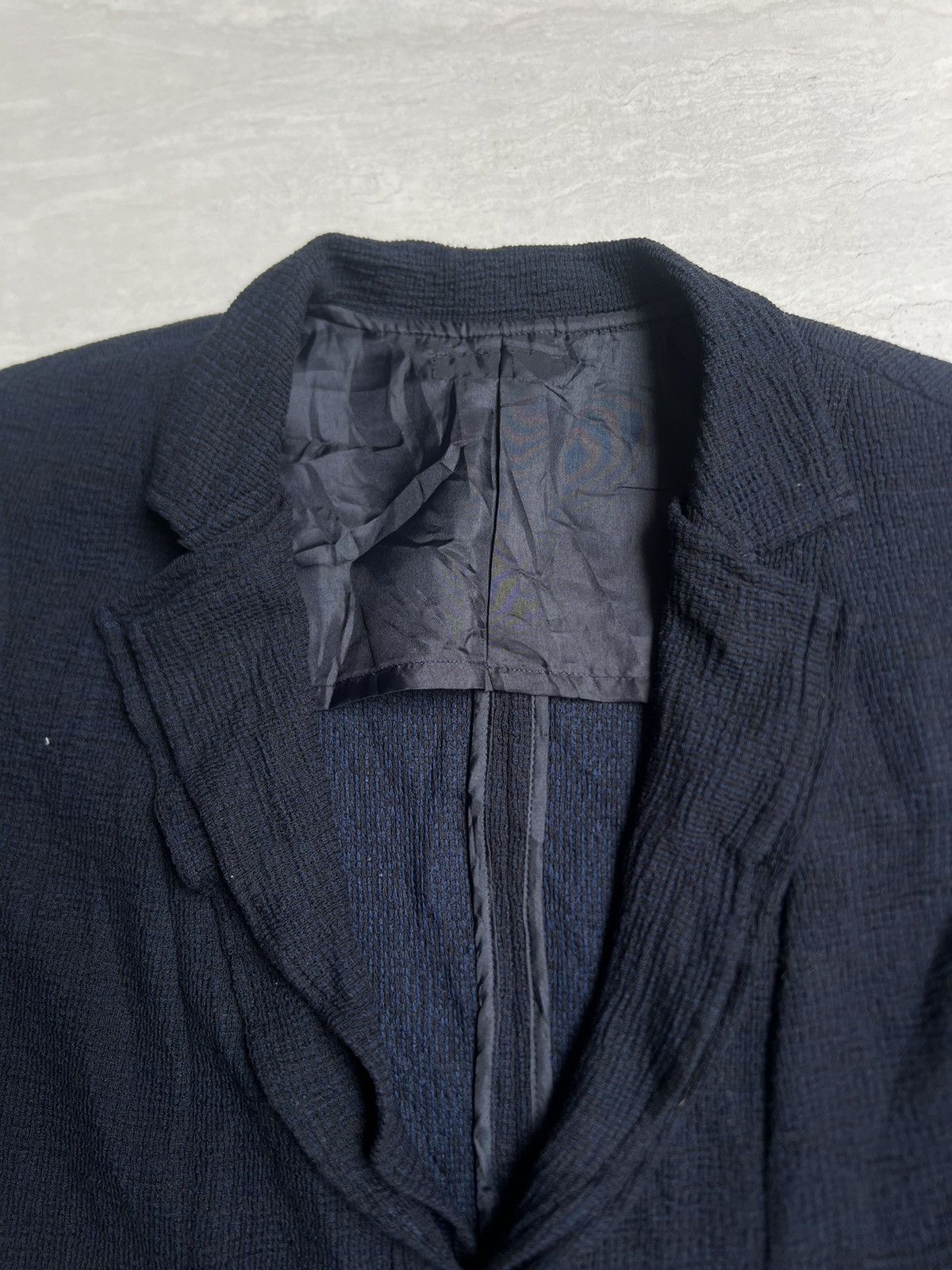 Issey Miyake Issey Miyake Navy Blazers Size 50L - 4 Thumbnail