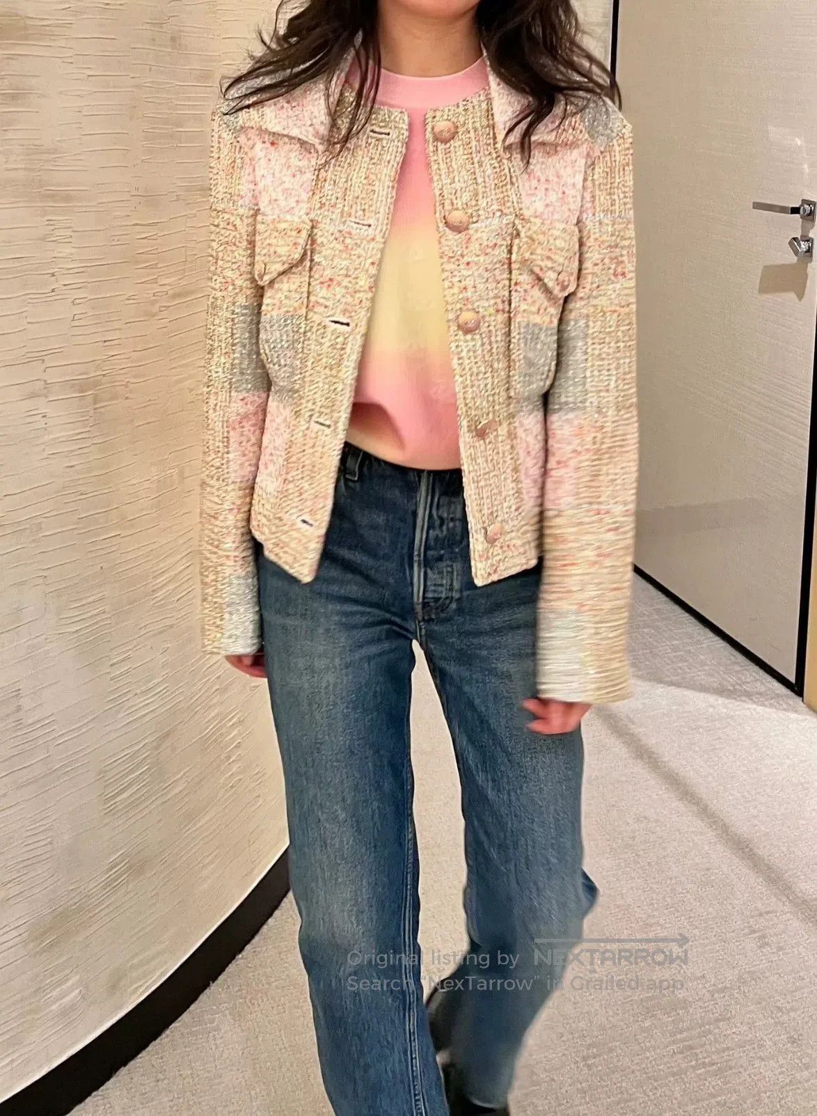 Chanel Chanel 24C Tweed Metallic Jacket. Size XXS / US 00 / IT 34 - 1 Thumbnail
