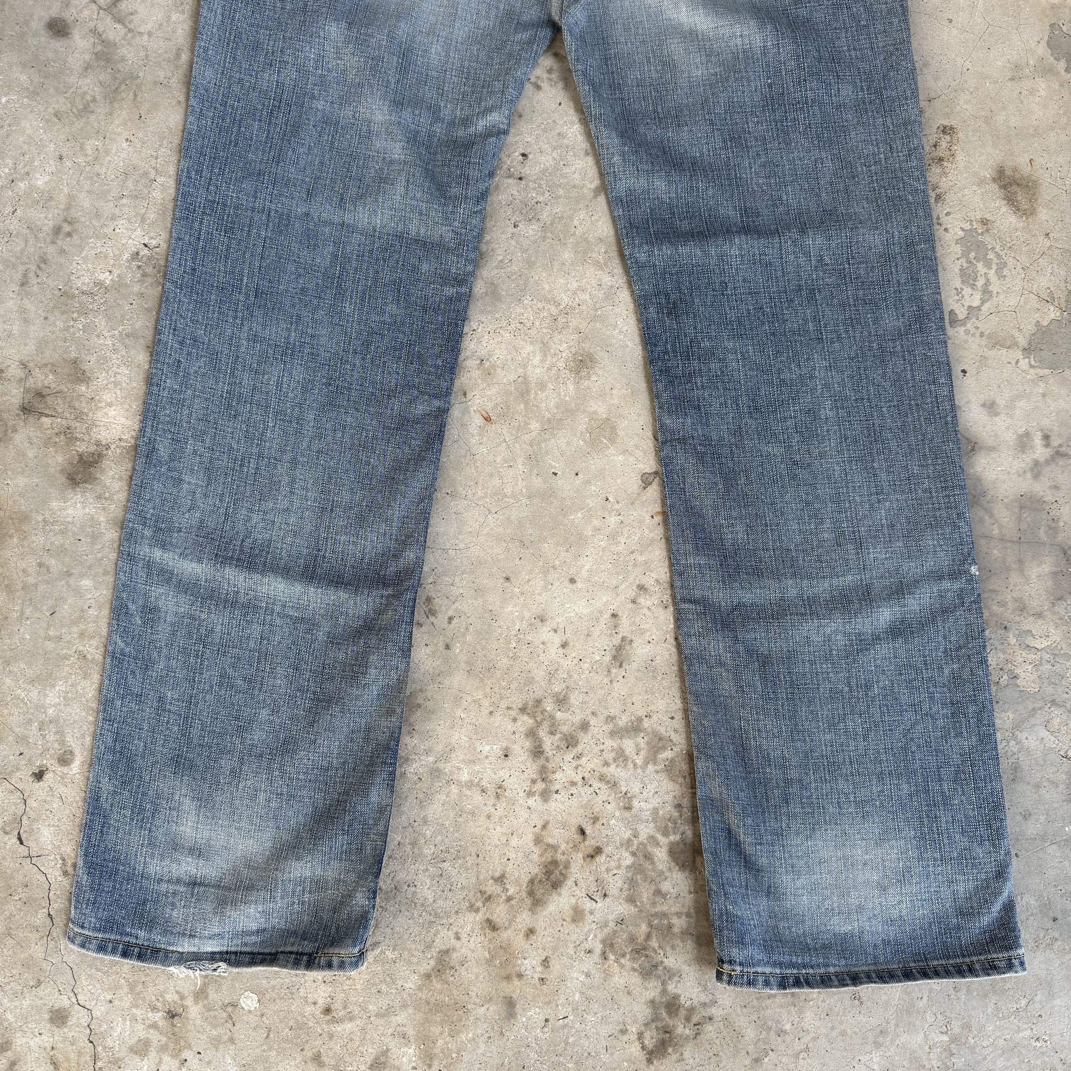 Edwin Vintage Edwin Faded Ripped Denim Jean Pants Size US 34 / EU 50 - 7 Thumbnail