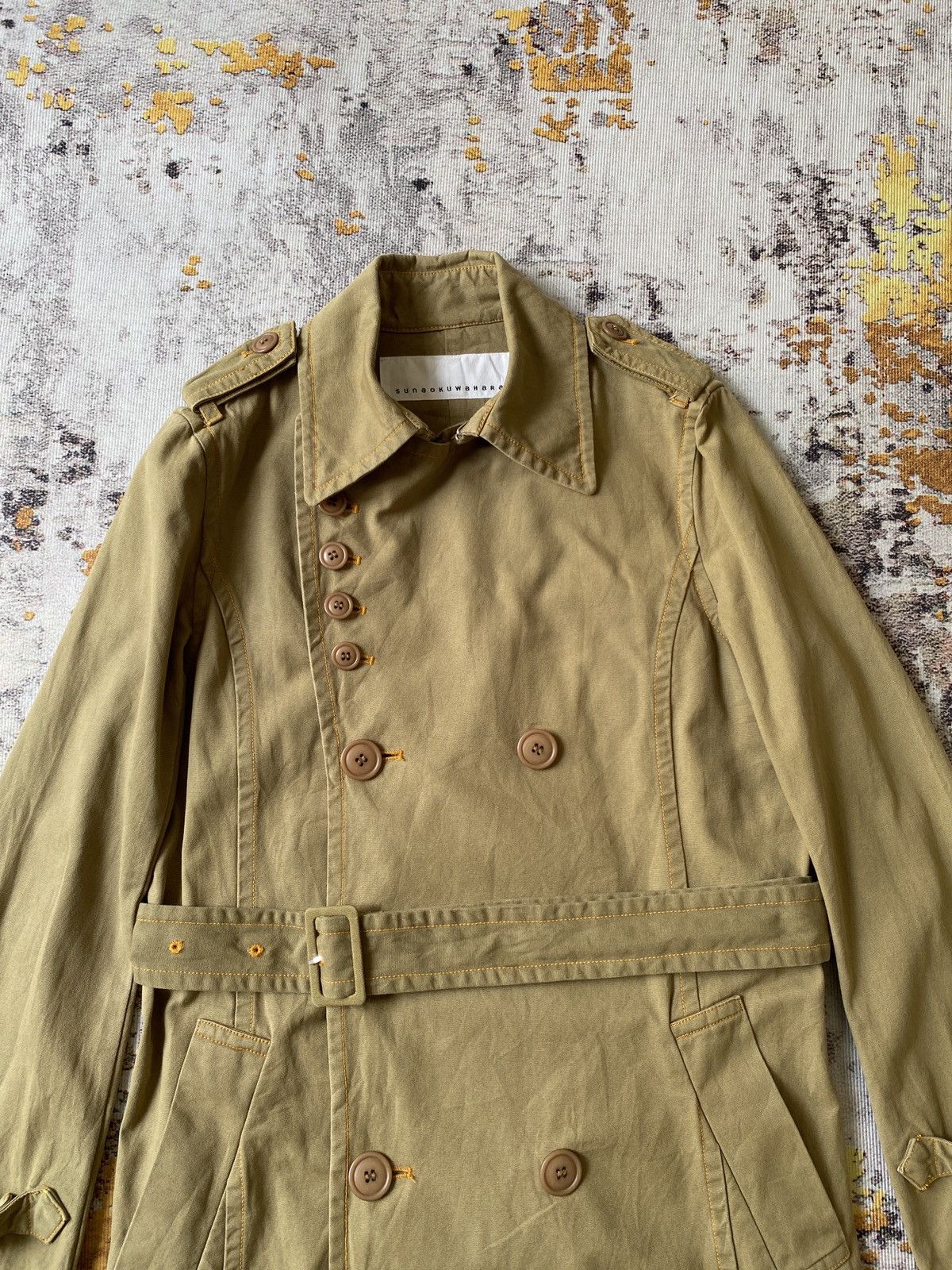 Issey Miyake Sunaokuwahara By Issey Miyake Trench Coat Jacket Size US M / EU 48-50 / 2 - 5 Thumbnail