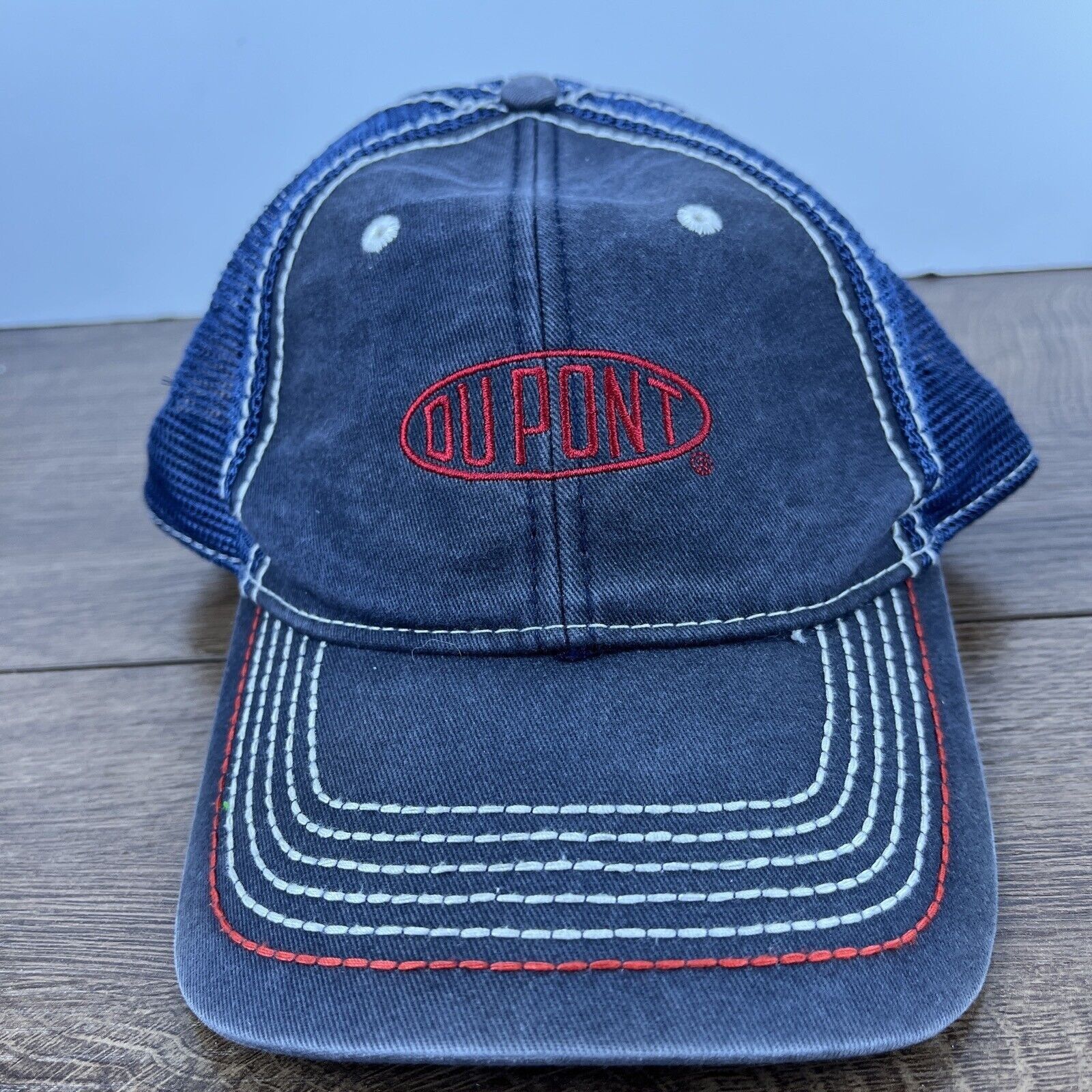 Other OU Point Hat Gray Hat Adjustable Gray Adult Size Hat Size ONE SIZE - 1 Thumbnail