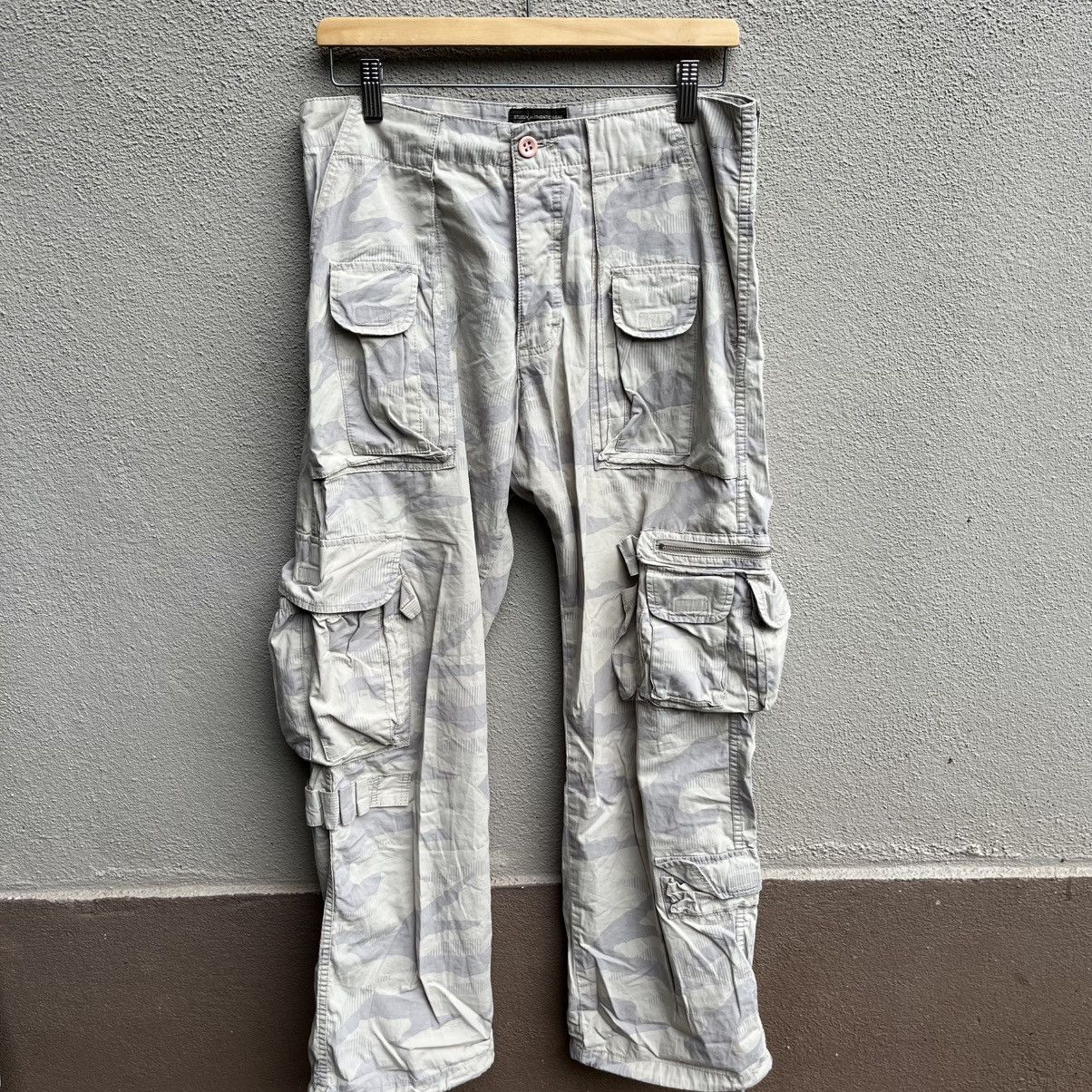 Stussy Vintage STUSSY camo tactical pants cargo Size US 31 - 1 Thumbnail