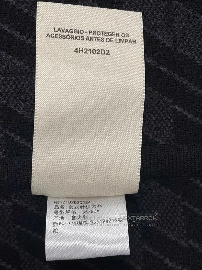Hermes Hermes Black Double-Faced Long Wool Coat with One Side Bla Size XXS / US 00 / IT 34 - 6 Thumbnail