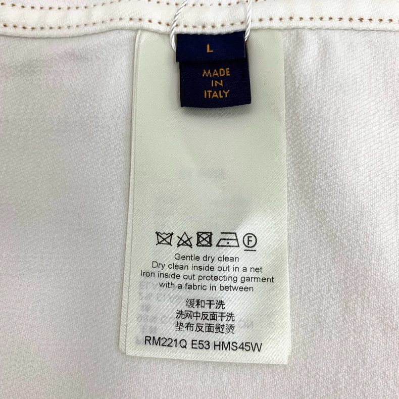 Louis Vuitton Louis Vuitton White logo embossed cotton single breasted s Size US L / EU 52-54 / 3 - 6 Thumbnail