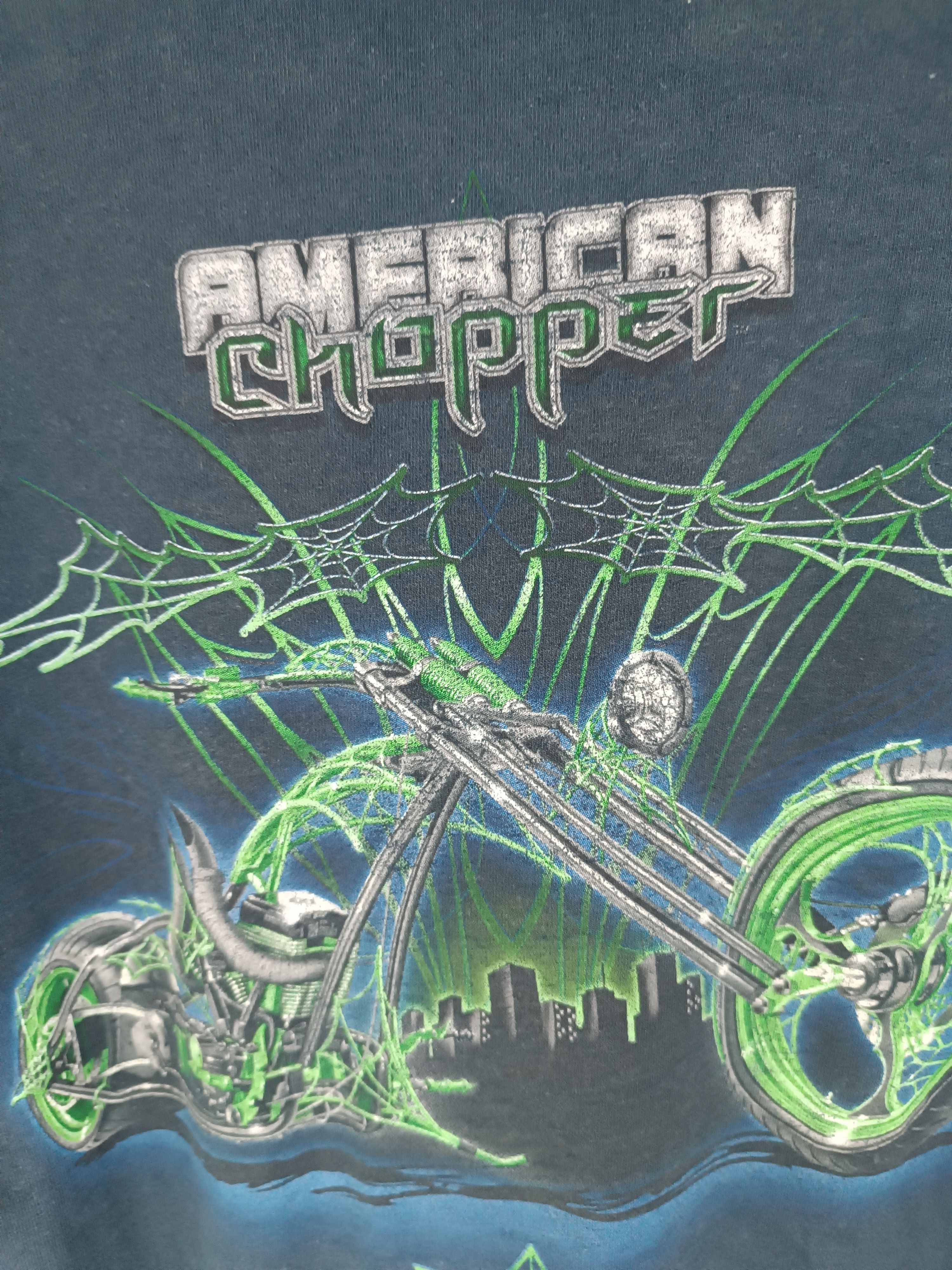 Harley Davidson THRASHED FADED VINTAGE Y2K AMERICAN CHOPPER west coast Size US L / EU 52-54 / 3 - 20 Thumbnail