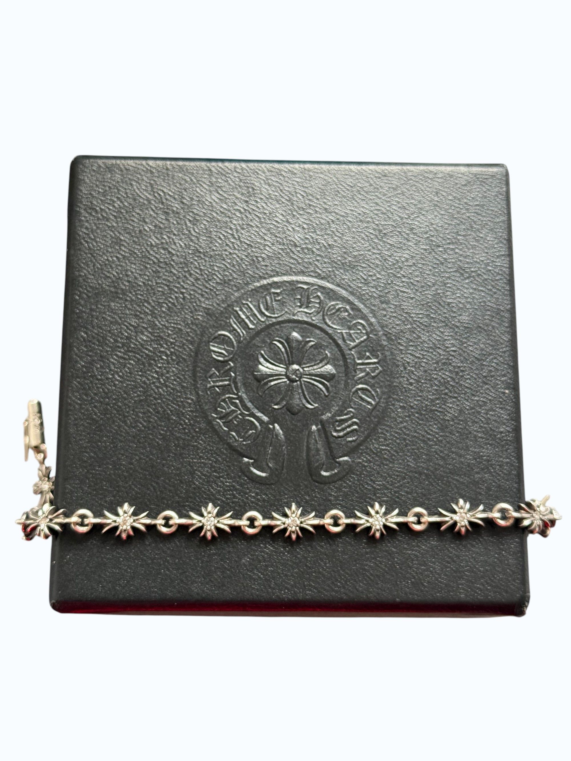 Chrome Hearts Chrome Hearts Diamond Tiny E .925 Silver 12 Link Bracelet Size ONE SIZE - 11 Thumbnail