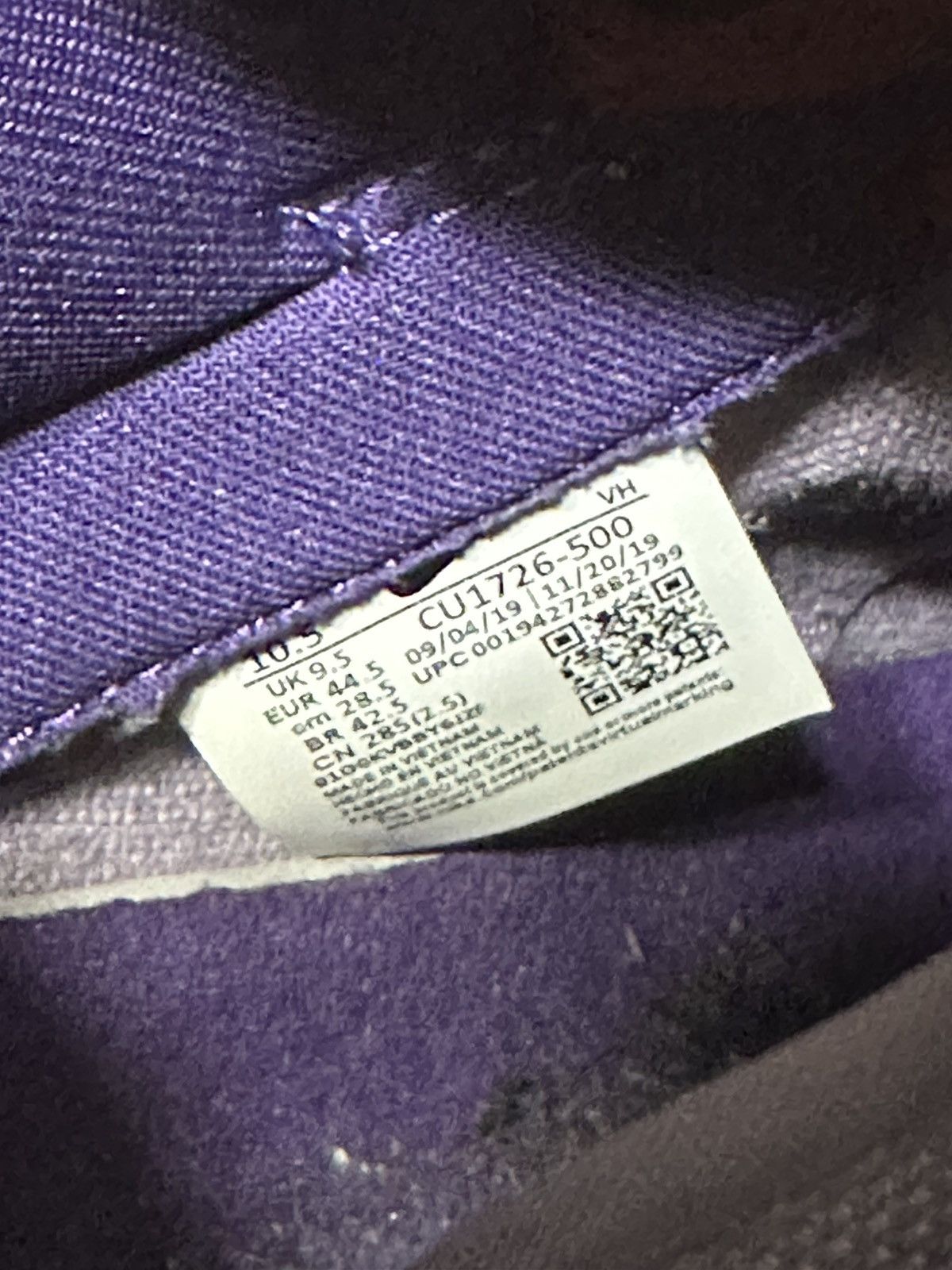 Nike Nike Dunk Low Retro Vol. 1 SP ' Plum ' 2020 Size US 10.5 / EU 43-44 - 9 Thumbnail