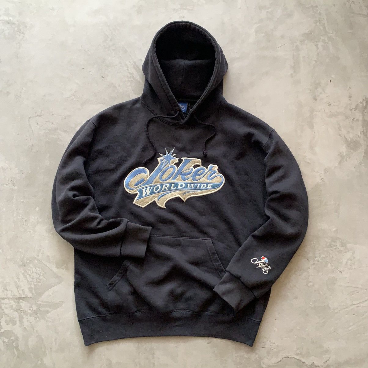 Japanese Brand Joker Brand USA Worldwide Embroidery Hoodie Size US XL / EU 56 / 4 - 1 Thumbnail