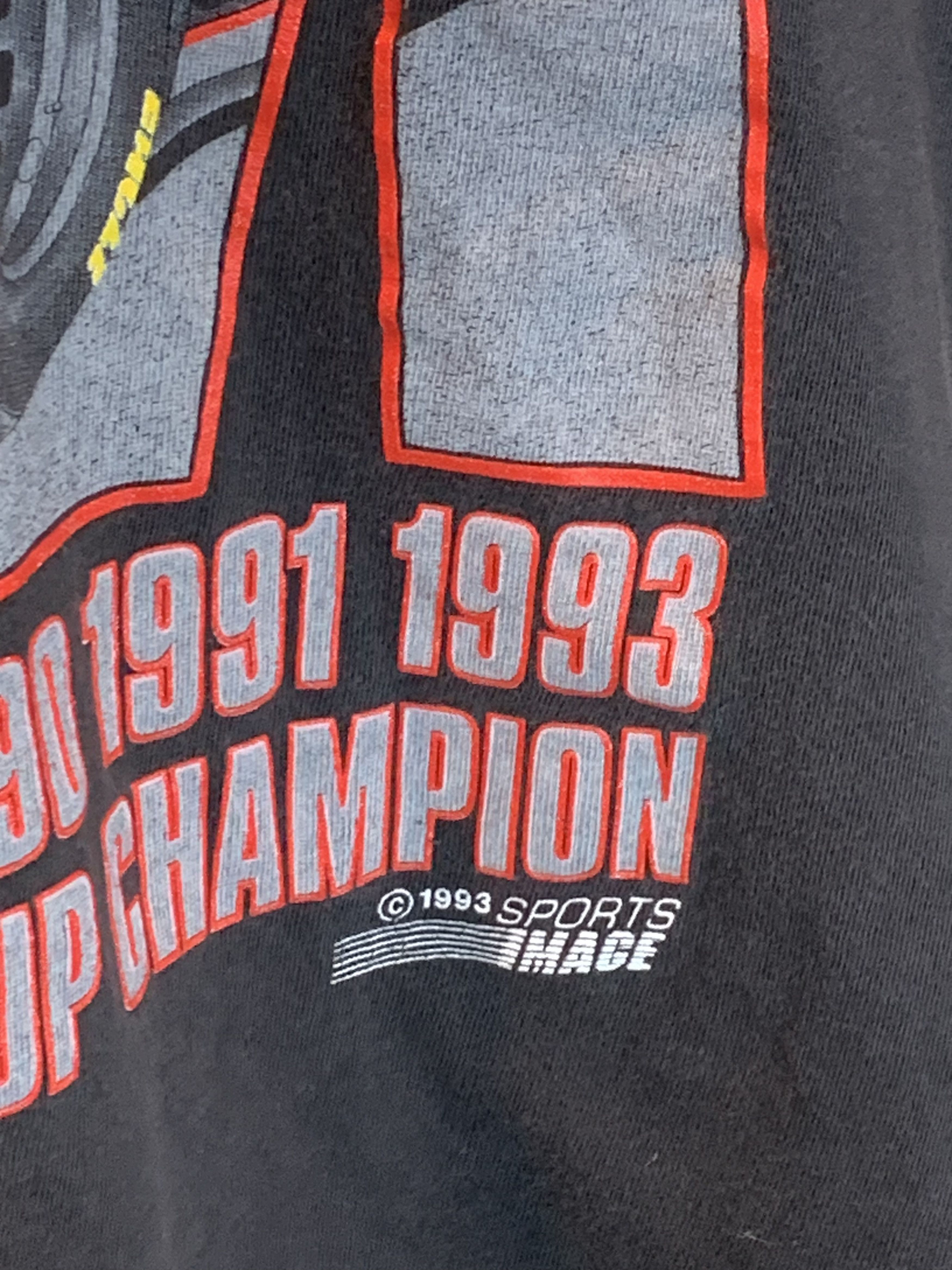 Vintage *RARE* Vintage 1993 Dale Earnhardt 6x Champion NASCAR Shirt Size US XL / EU 56 / 4 - 6 Thumbnail