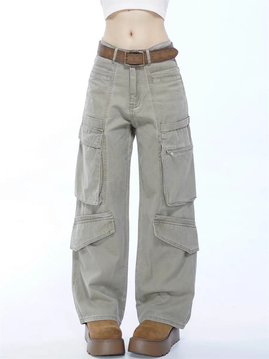 Japanese Brand × Vintage Done high waist baggy vintage Y2K work trousers Size 32" / US 10 / IT 46 - 2 Thumbnail