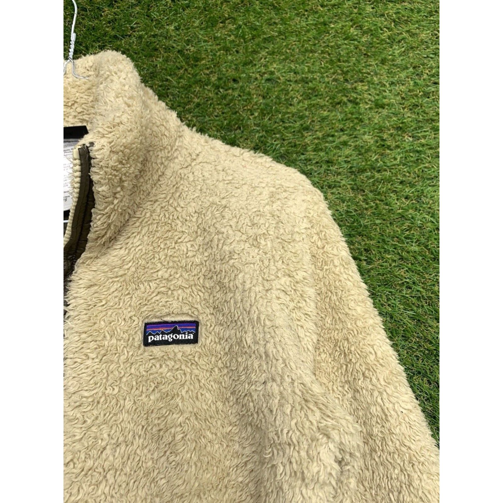 Patagonia Patagonia Jacket Womens XS Pale Khaki Los Lobos Full Zip Lined Fleece LS Size XS / US 0-2 / IT 36-38 - 3 Thumbnail
