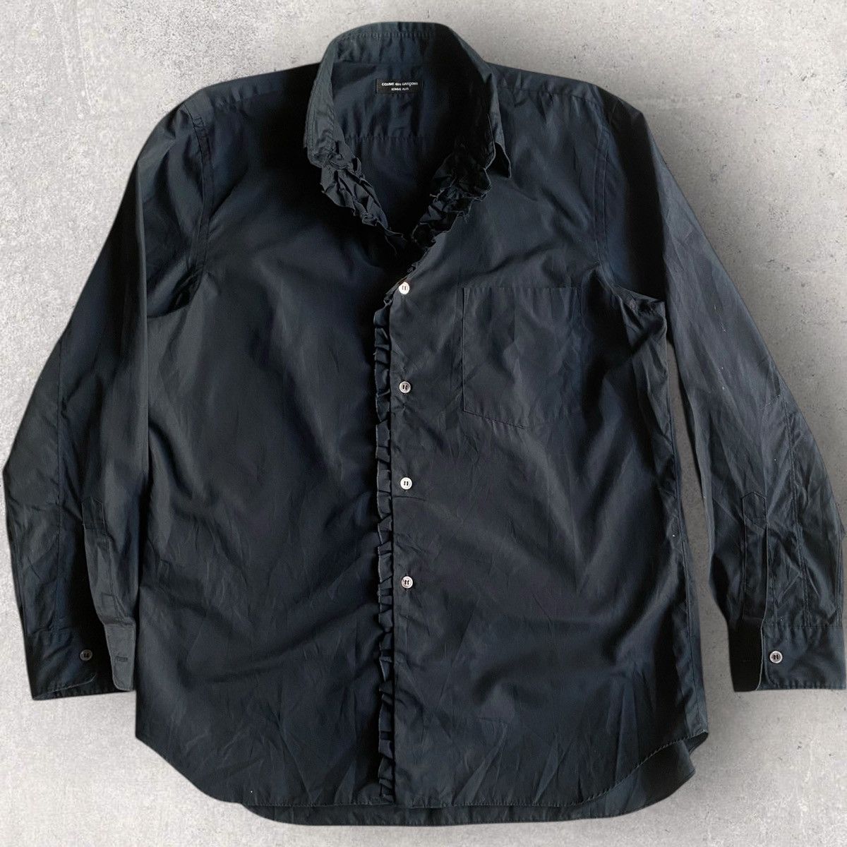 Comme des Garcons Homme Plus SS99 Inside Frill Shirt Size US S / EU 44-46 / 1 - 4 Thumbnail