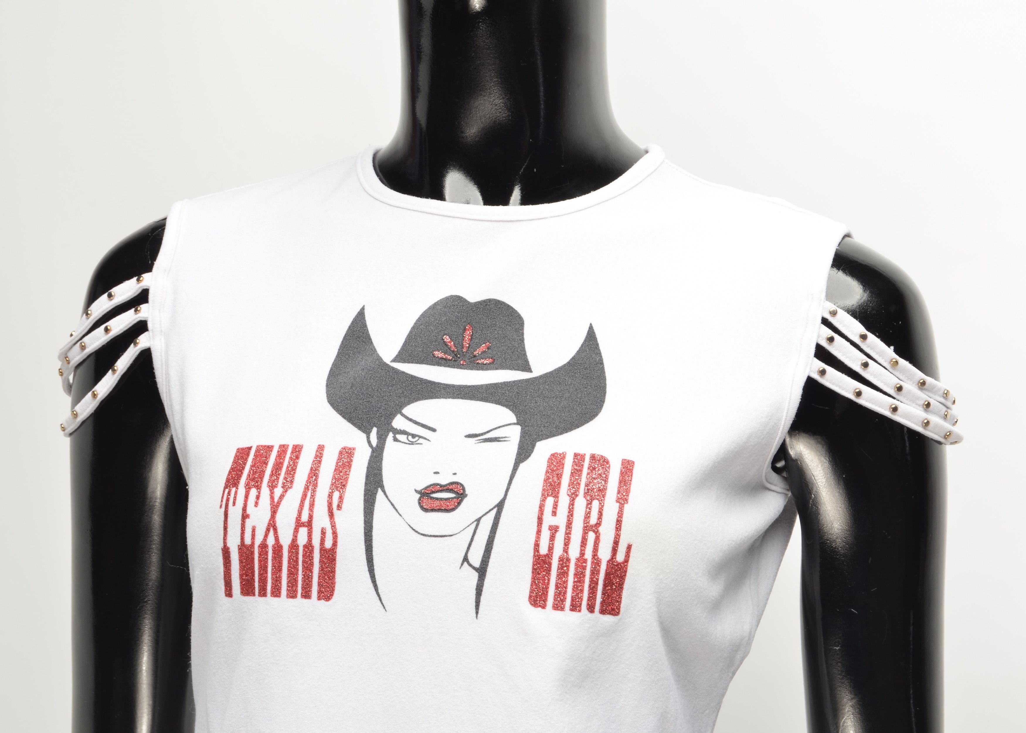 Vintage Vintage Teenagers Texas Girl Y2K Top Size M / US 6-8 / IT 42-44 - 2 Thumbnail