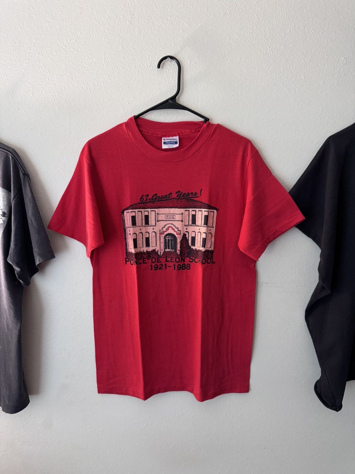 Vintage Vintage school t shirt Size US S / EU 44-46 / 1 - 1 Thumbnail