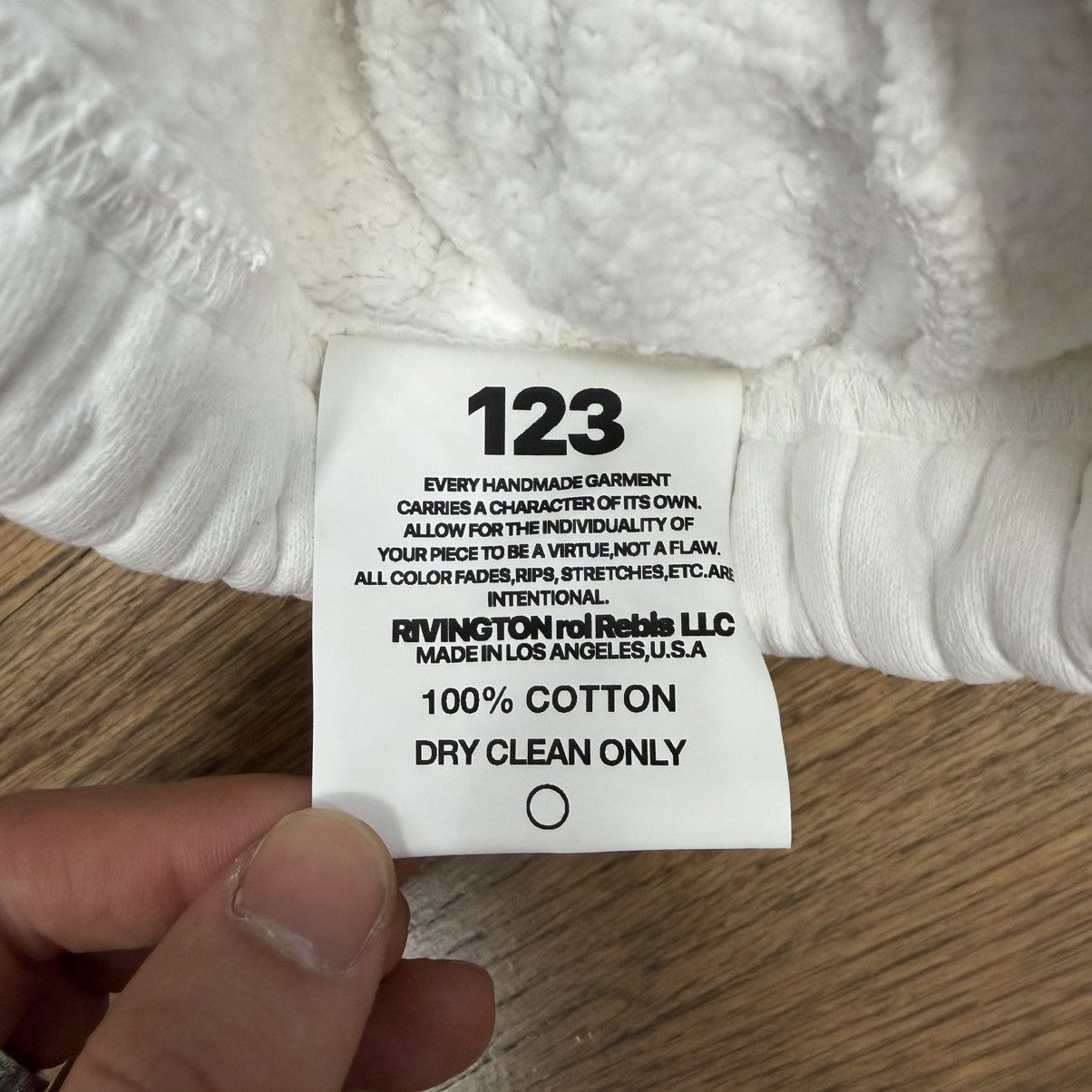 RRR-123 RIVINGTON roi Rebis RRR-123 Metanoia USO Sweat Max White Size US 36 / EU 52 - 7 Thumbnail