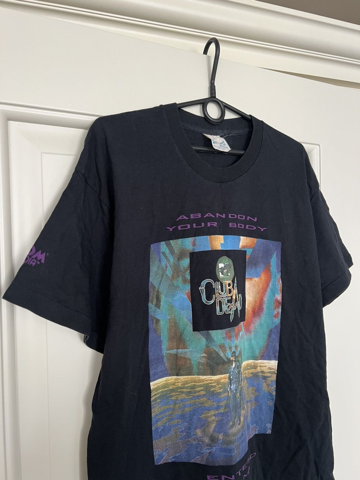 Vintage Vintage 1990s MTV Cuba Dead Tee Rave Screen Stars Size US L / EU 52-54 / 3 - 4 Thumbnail