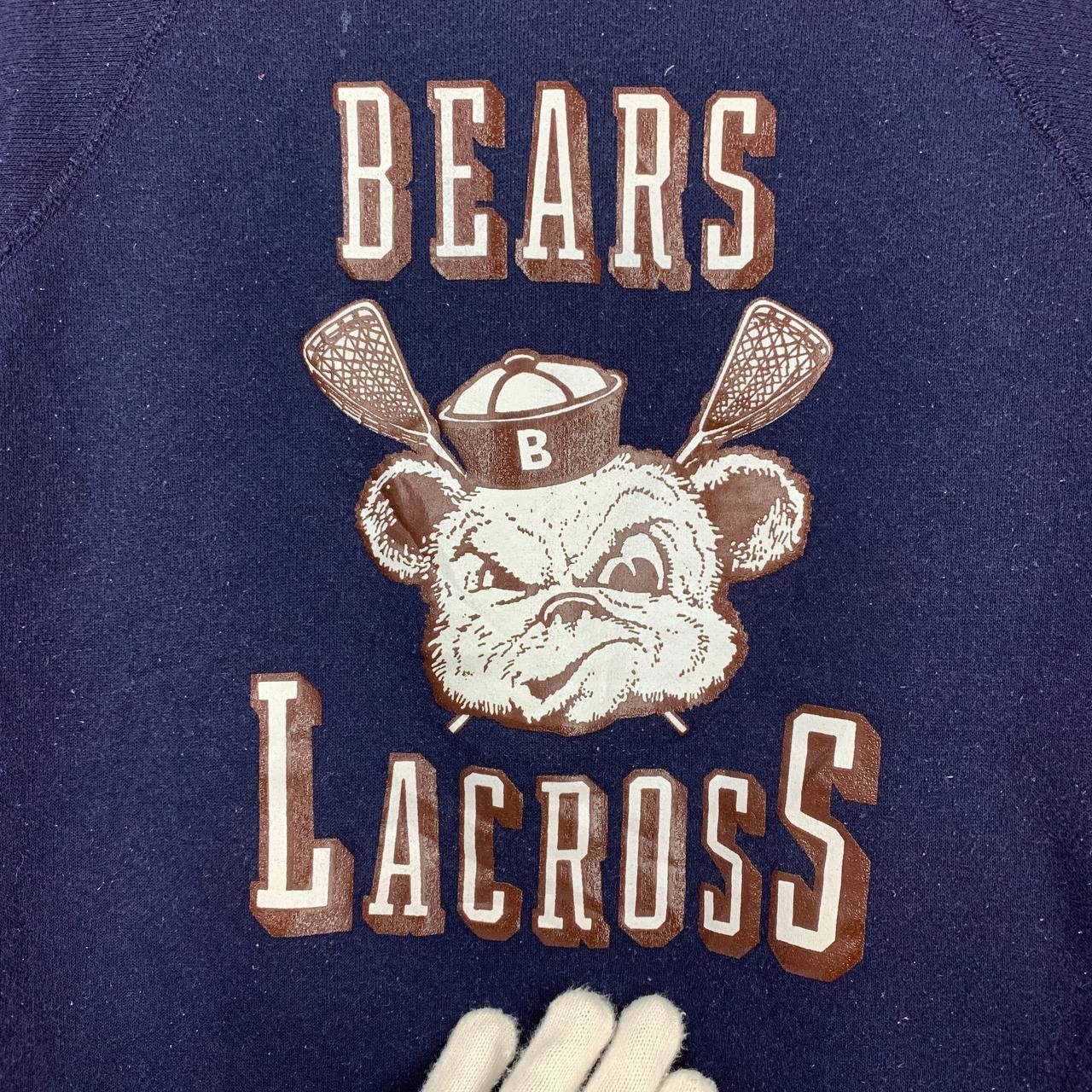Vintage 90s Vintage BEAR LACROSSE Sweatshirt #2310-01 Size US M / EU 48-50 / 2 - 2 Thumbnail