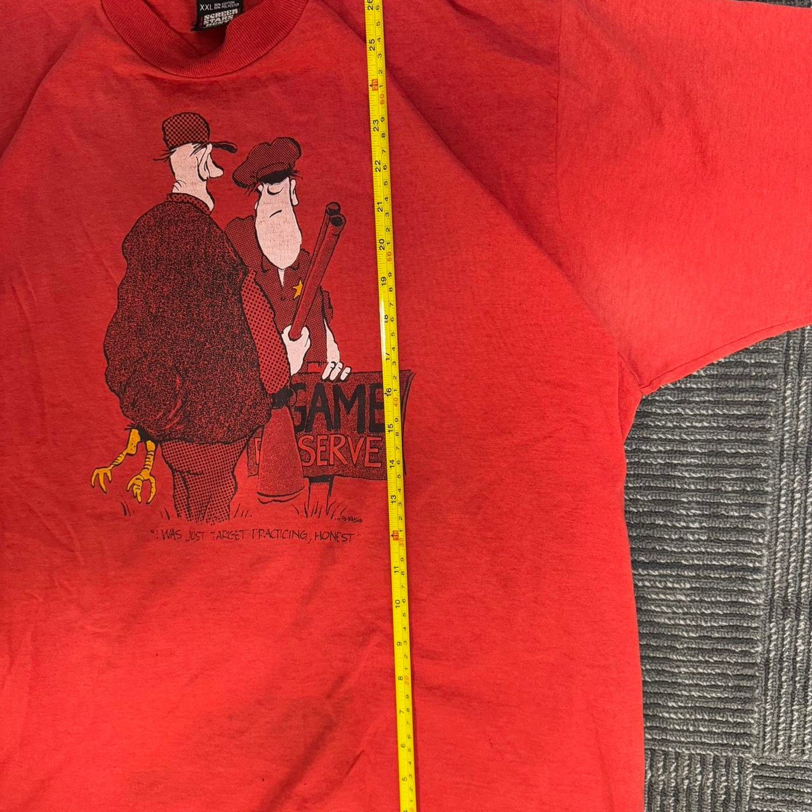 Other Vintage Comedic Hunting T-Shirt – Size XXL | Free Shipping Size US XXL / EU 58 / 5 - 4 Thumbnail