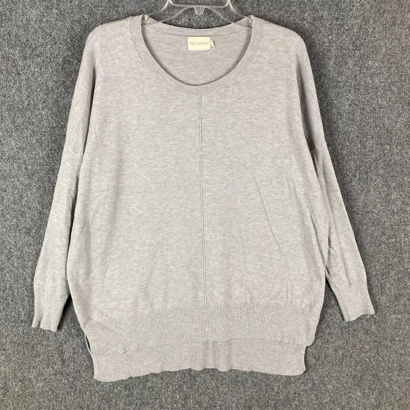 Other Dreamers Sweater Women's S/M Long Sleeve Pullover Gray Size S / US 4 / IT 40 - 1 Thumbnail