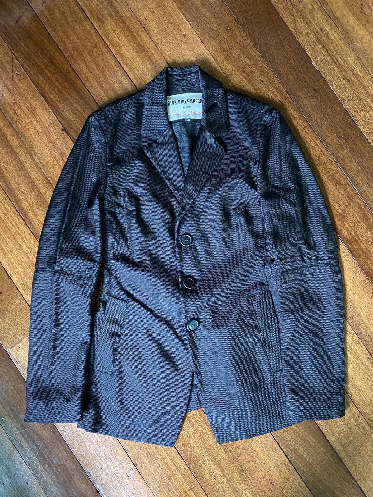 Dirk Bikkembergs S/S 1997- Dirk Bikkembergs- Archive Nylon Resin Suit Size S / US 4 / IT 40 - 6 Thumbnail