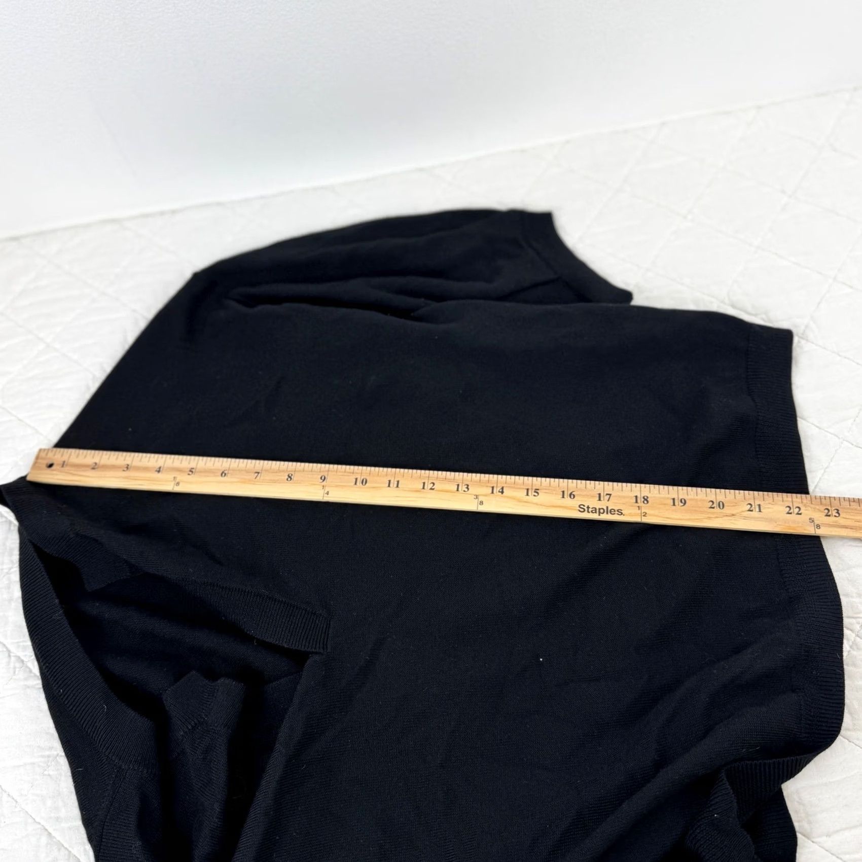 Vintage The Reset Wool V-Neck Pullover Shoulder Relaxed Fit Womens XL Black Sweater Size XL / US 12-14 / IT 48-50 - 7 Thumbnail