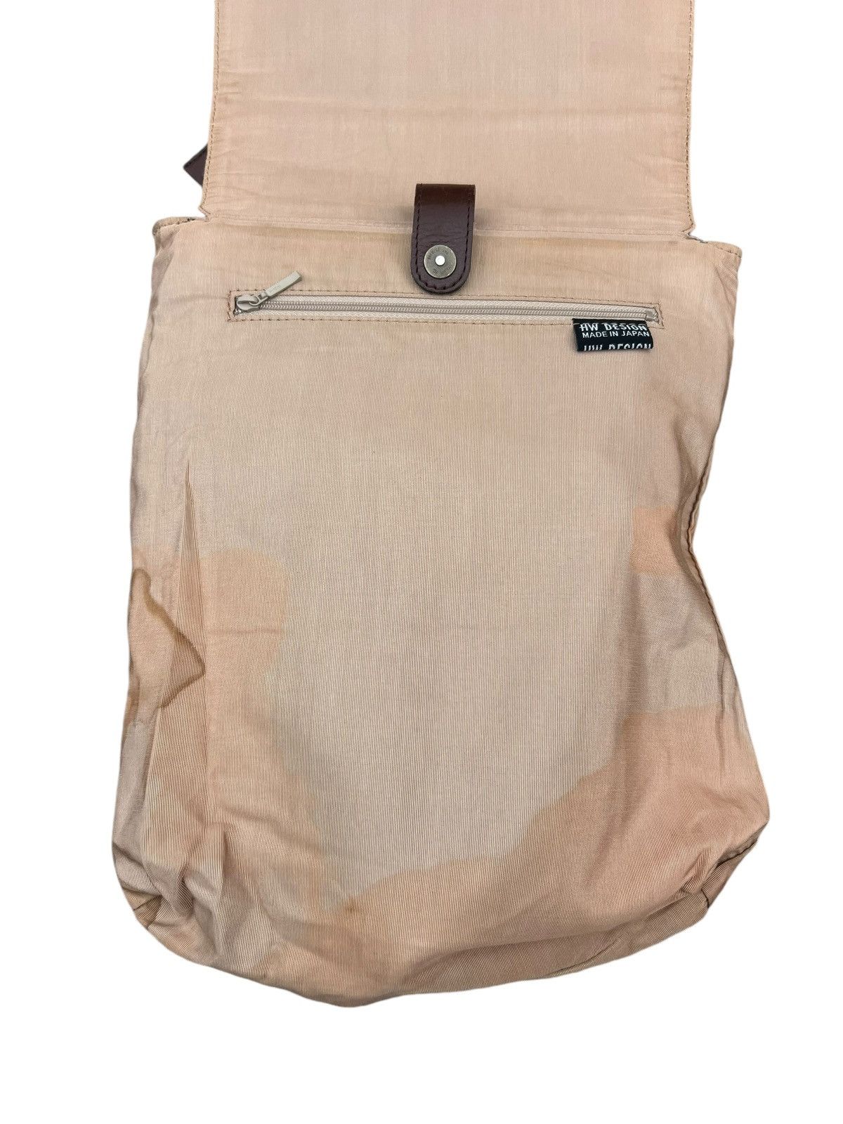Leather Vintage HW Design Japan Hybrid Nylon Patina Leather Backpack Size ONE SIZE - 22 Thumbnail